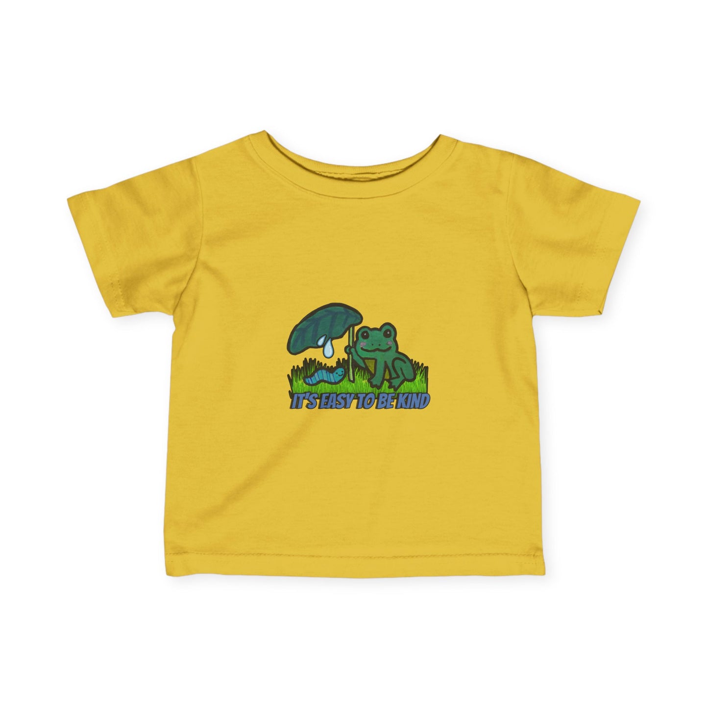 It's Easy to Be Kind Infant Tee - Cute Frog Design