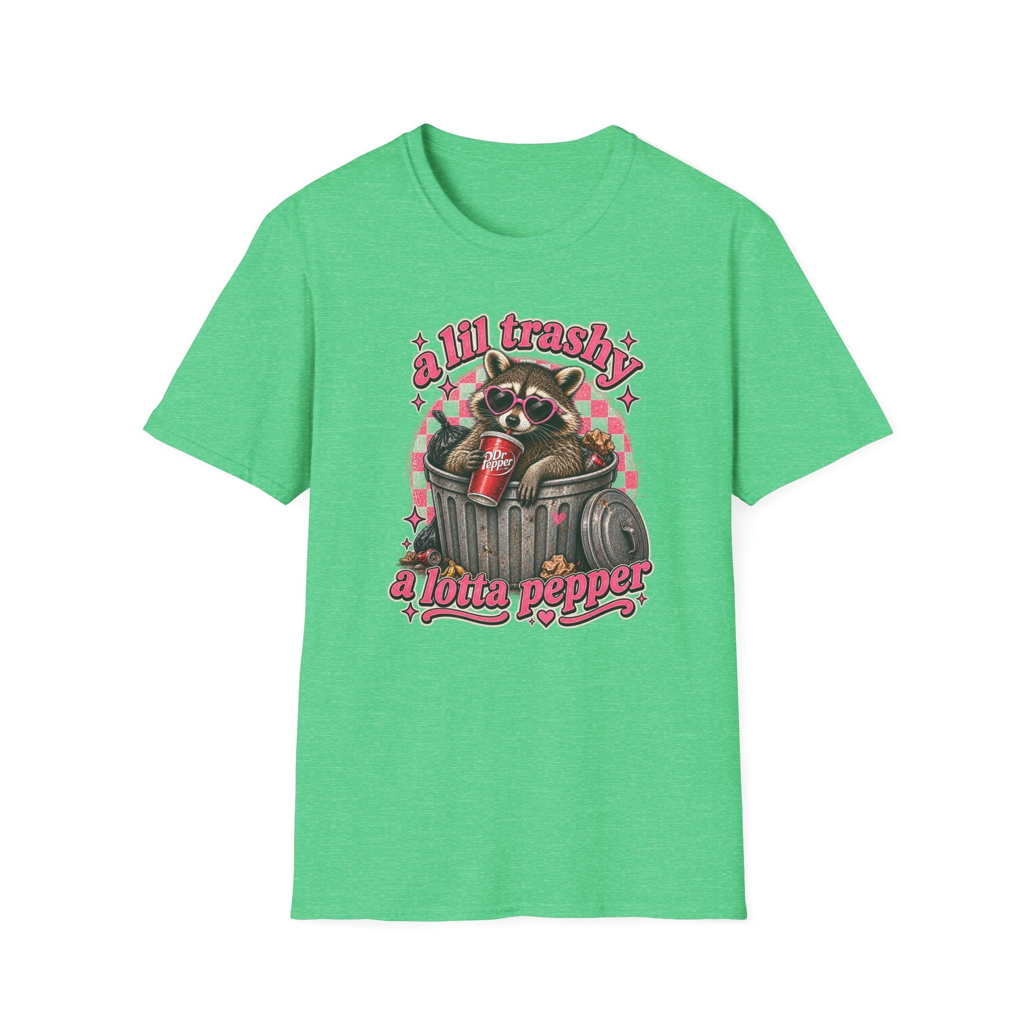 A Lil Trashy, A Lotta Pepper Raccoon Tee 🦝🥤