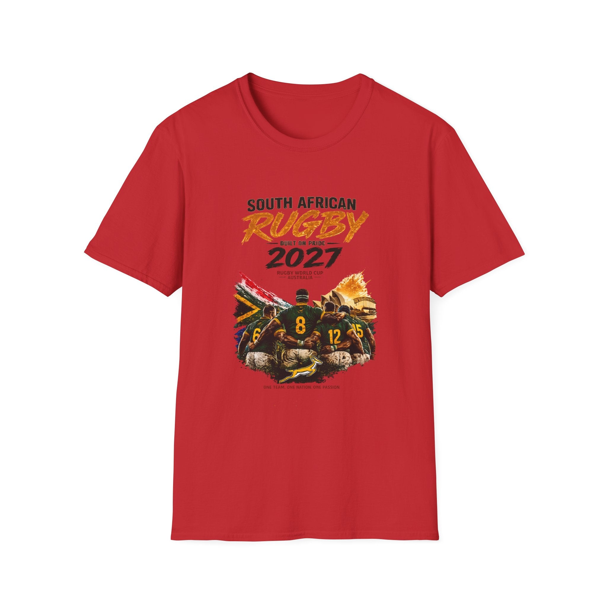 South African Rugby 2027 T-Shirt - Springbok Fans Rugby World Cup Support Tee
