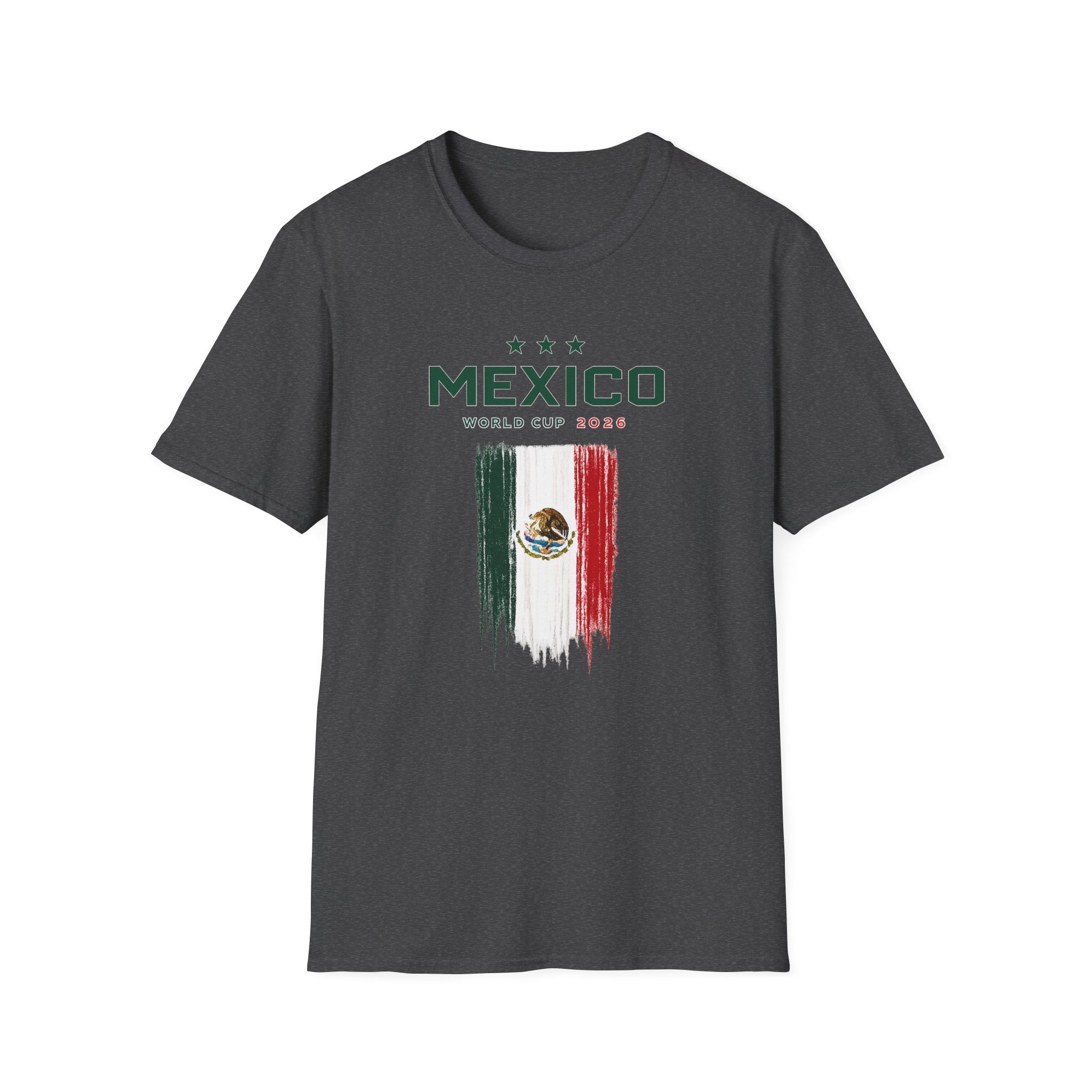 Mexico World Cup 2026 T-Shirt – Distressed Flag Soccer Tee