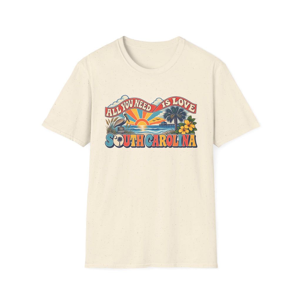 South Carolina Retro 'All You Need Is Love' T-Shirt