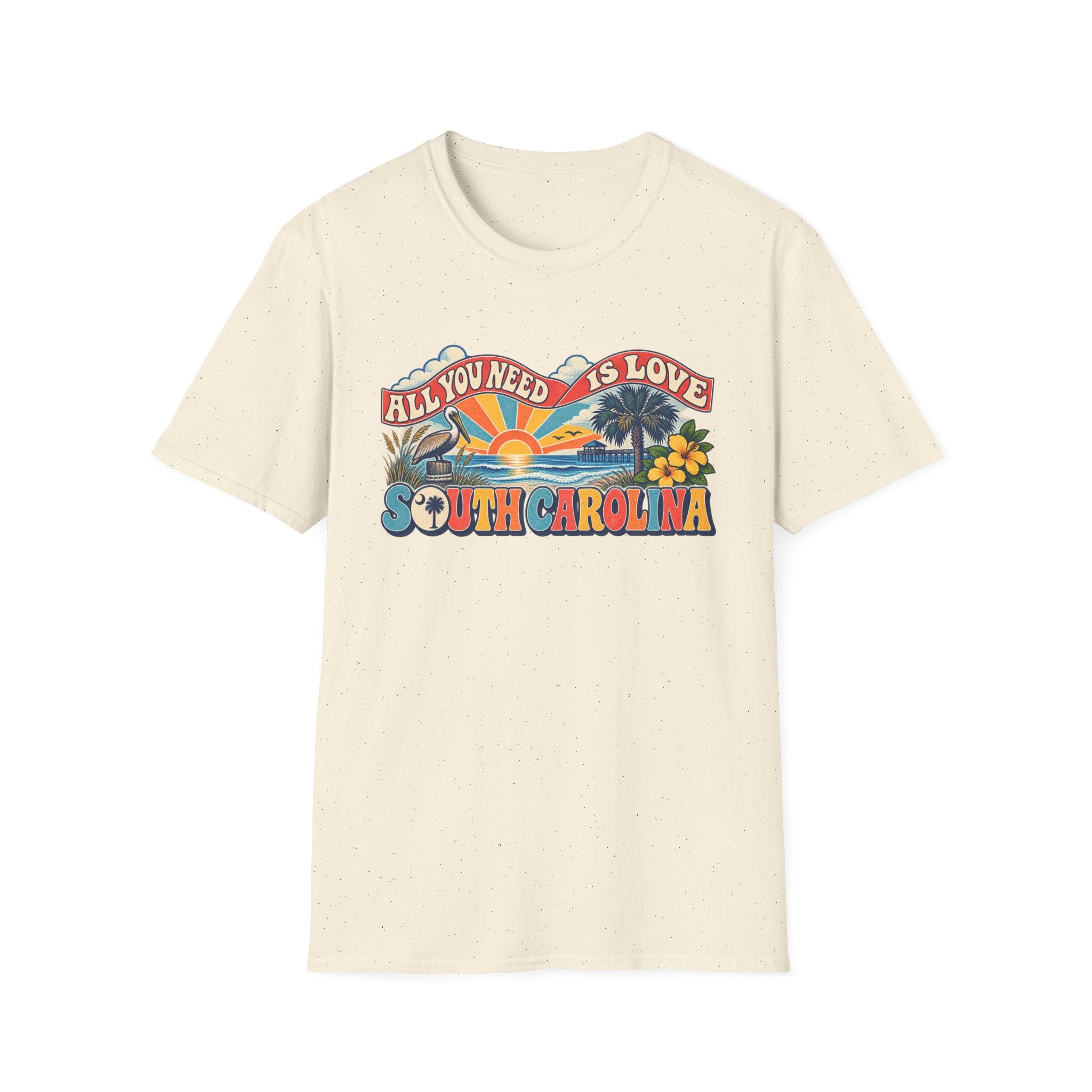 South Carolina Retro 'All You Need Is Love' T-Shirt