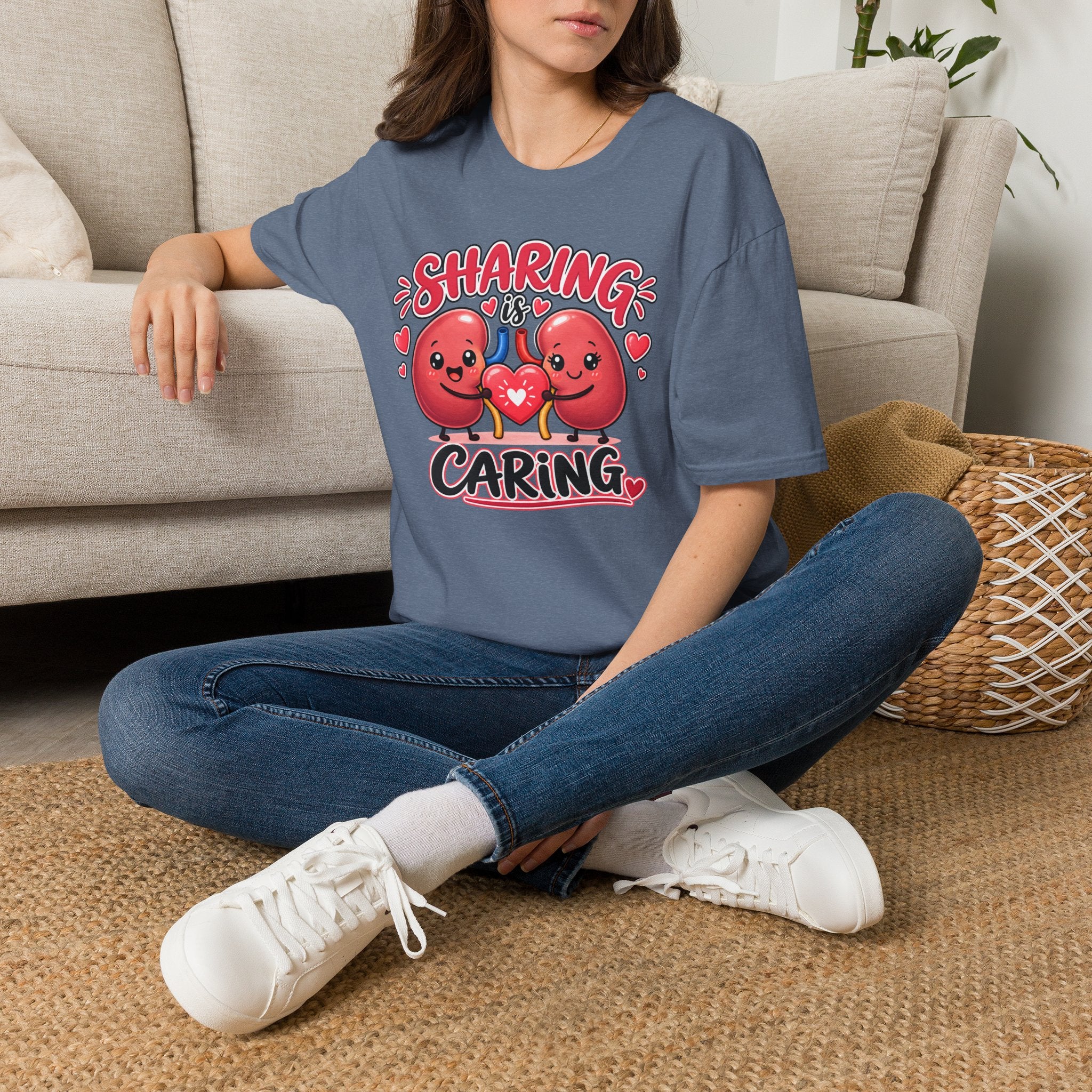 Sharing Is Caring — Kidney Edition ❤️  T-Shirt