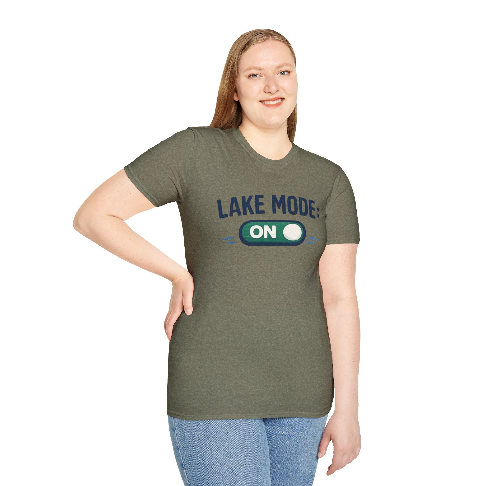 Lake Mode On T-Shirt — Funny Lake Life Vacation Tee