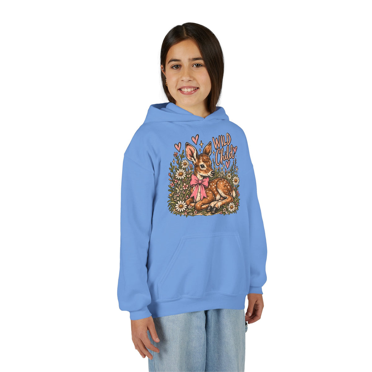 Wild Child Woodland Fawn Kids Hoodie