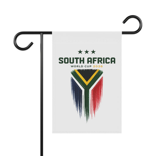 South Africa World Cup 2026 Garden Flag — Soccer Fan House Banner
