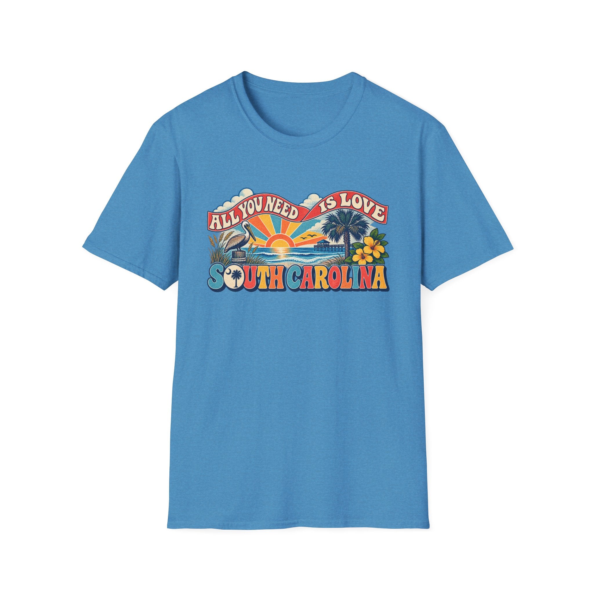 South Carolina Retro 'All You Need Is Love' T-Shirt