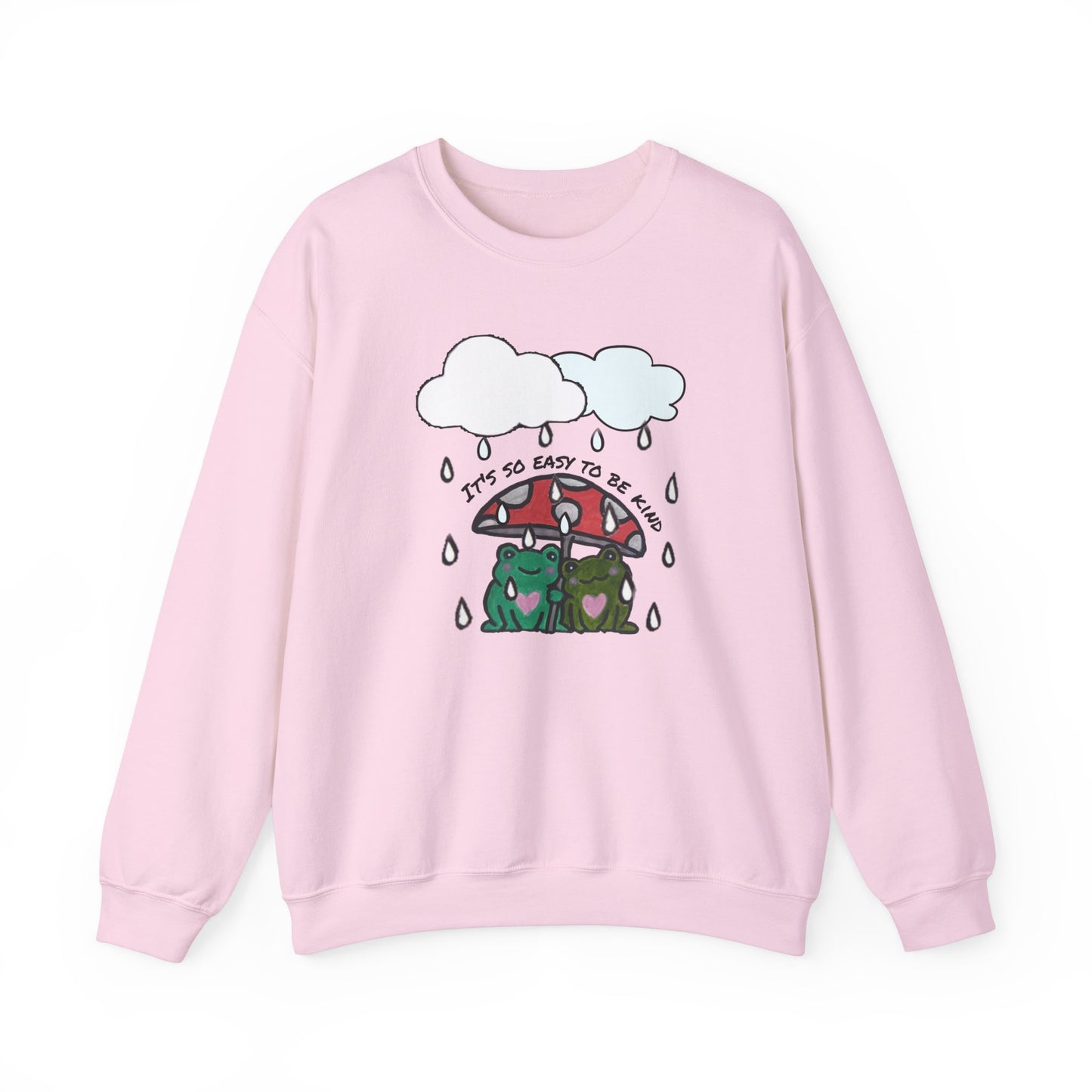 Cute Frogs Kindness Crewneck Sweatshirt - Unisex Heavy Blend