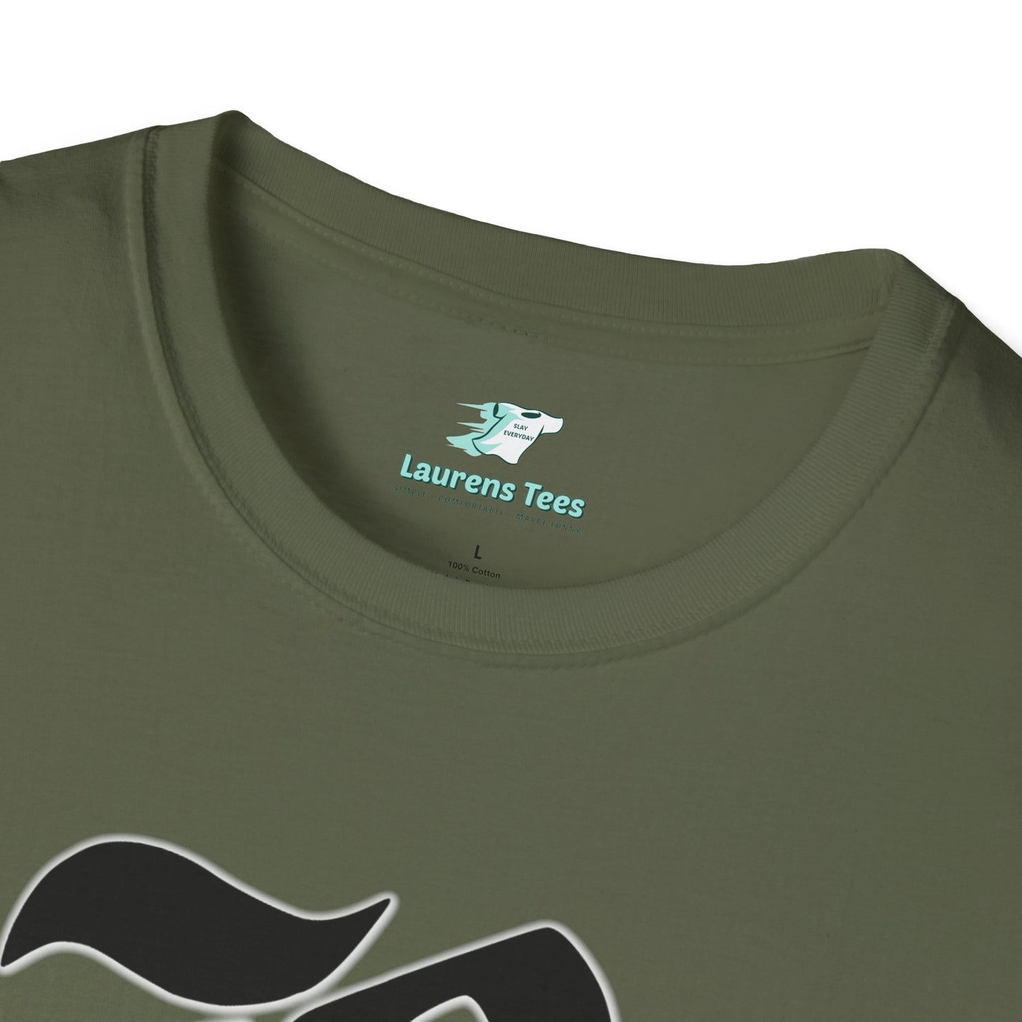 Custom Front/Back (RHS Baseball used as example) - Unisex Softstyle T-Shirt