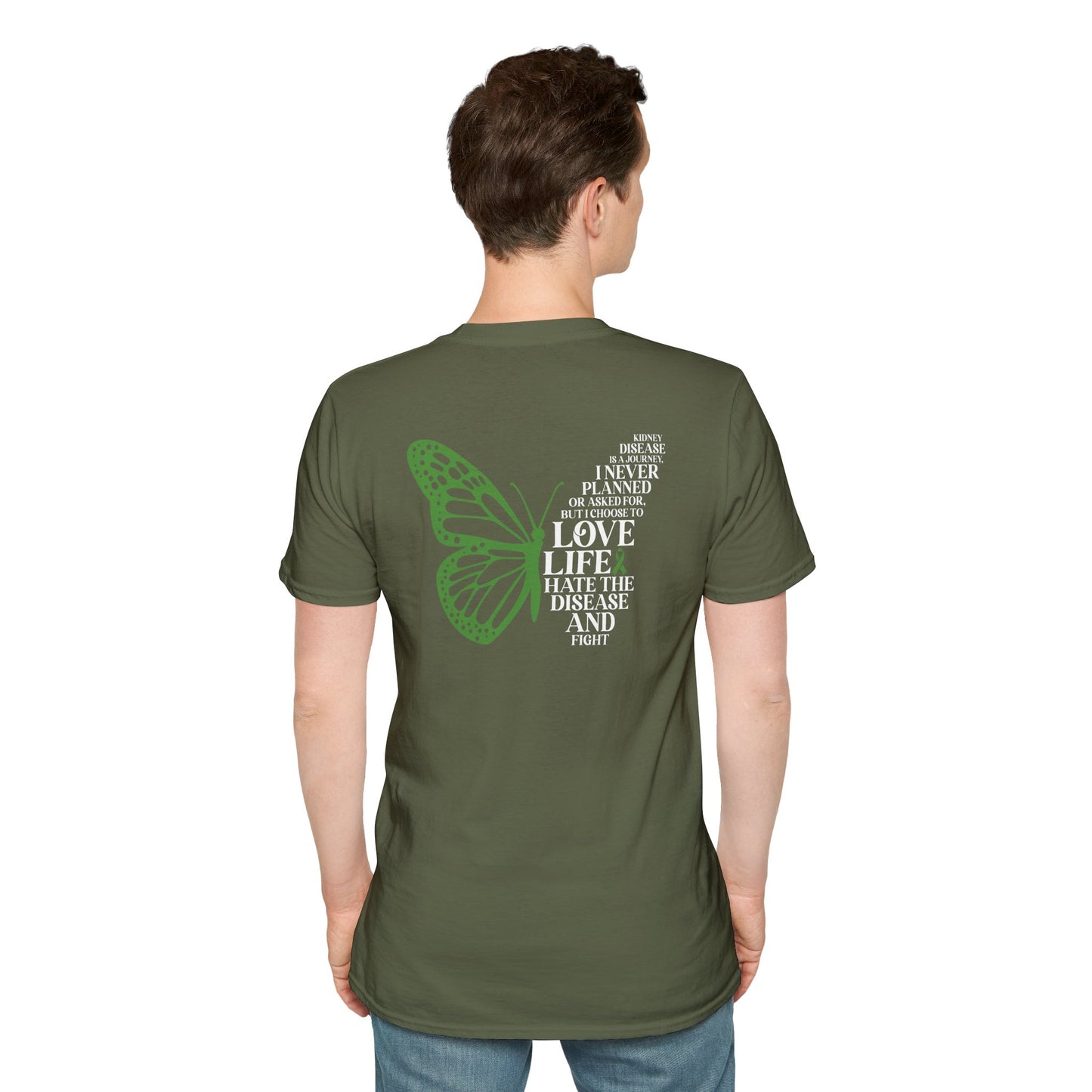 Kidney Disease Awareness GRAPHIC ON BACK ONLY T-Shirt