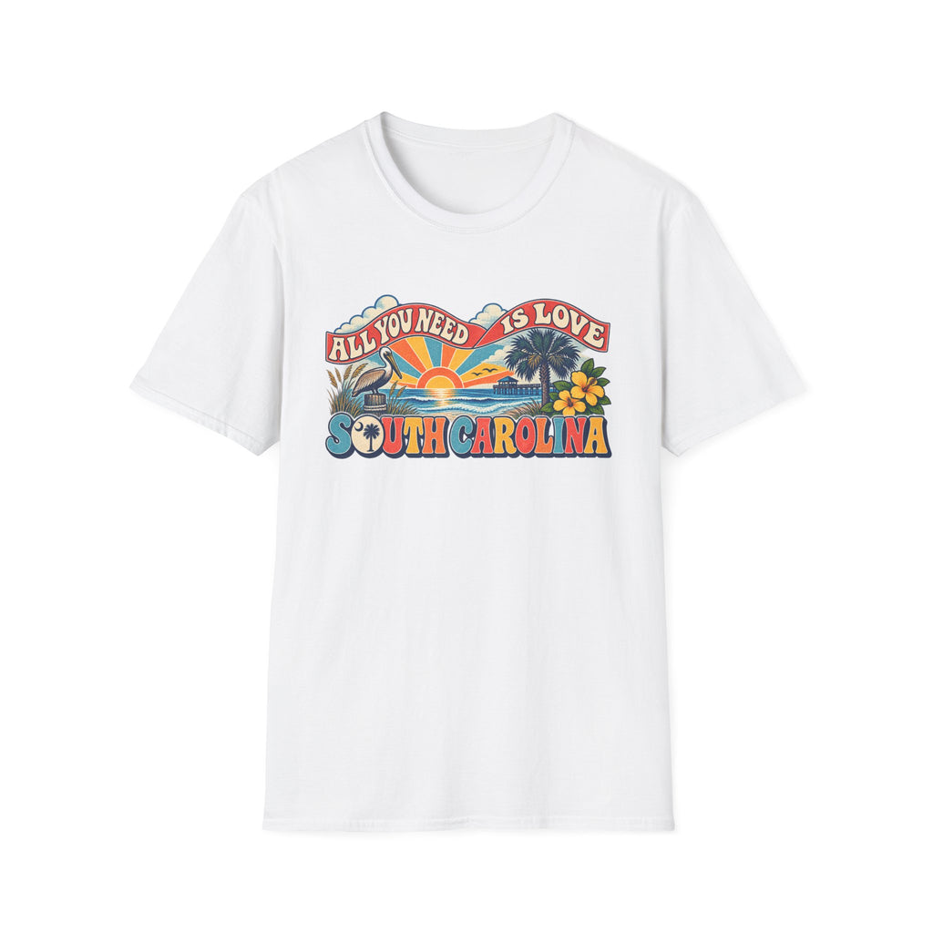 South Carolina Retro 'All You Need Is Love' T-Shirt
