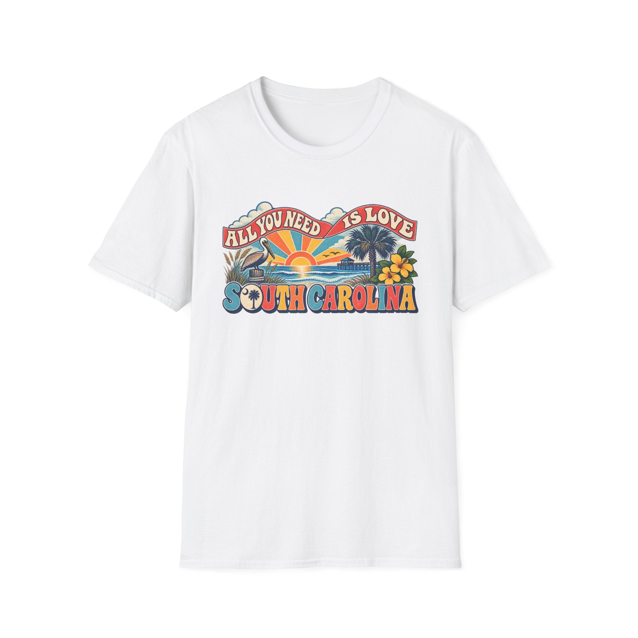 South Carolina Retro 'All You Need Is Love' T-Shirt