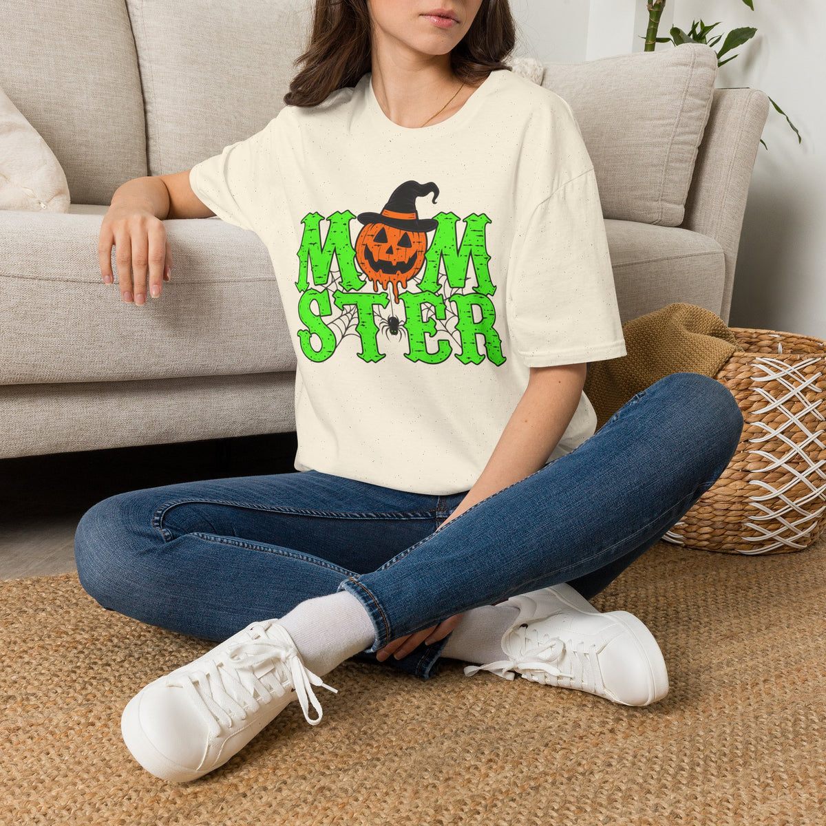 Momster Halloween Pumpkin T-Shirt
