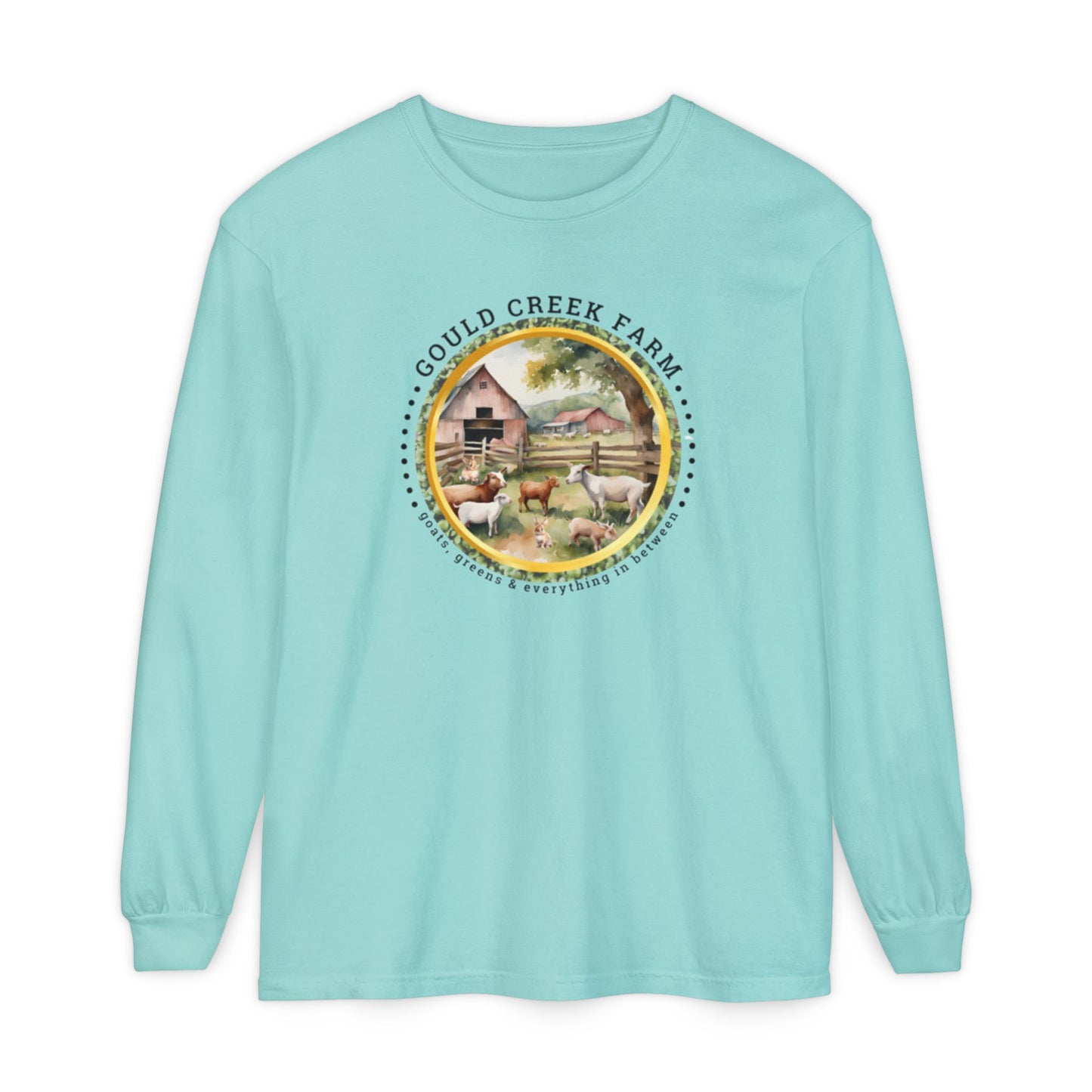 Gould Creek Farm - Unisex Garment-dyed Long Sleeve T-Shirt