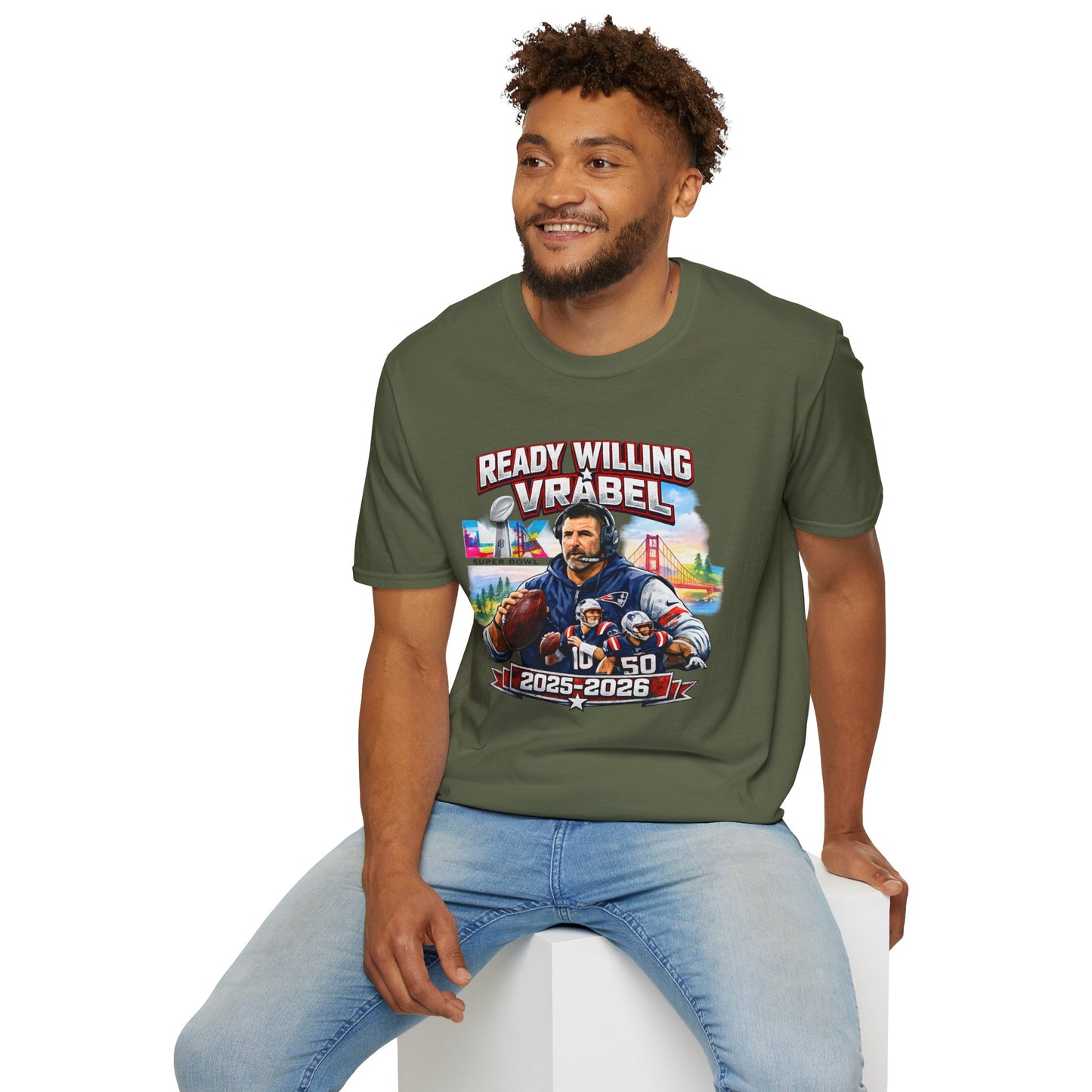 Ready Willing Vrabel 2025-2026 Football T-Shirt — Coach Tribute Tee