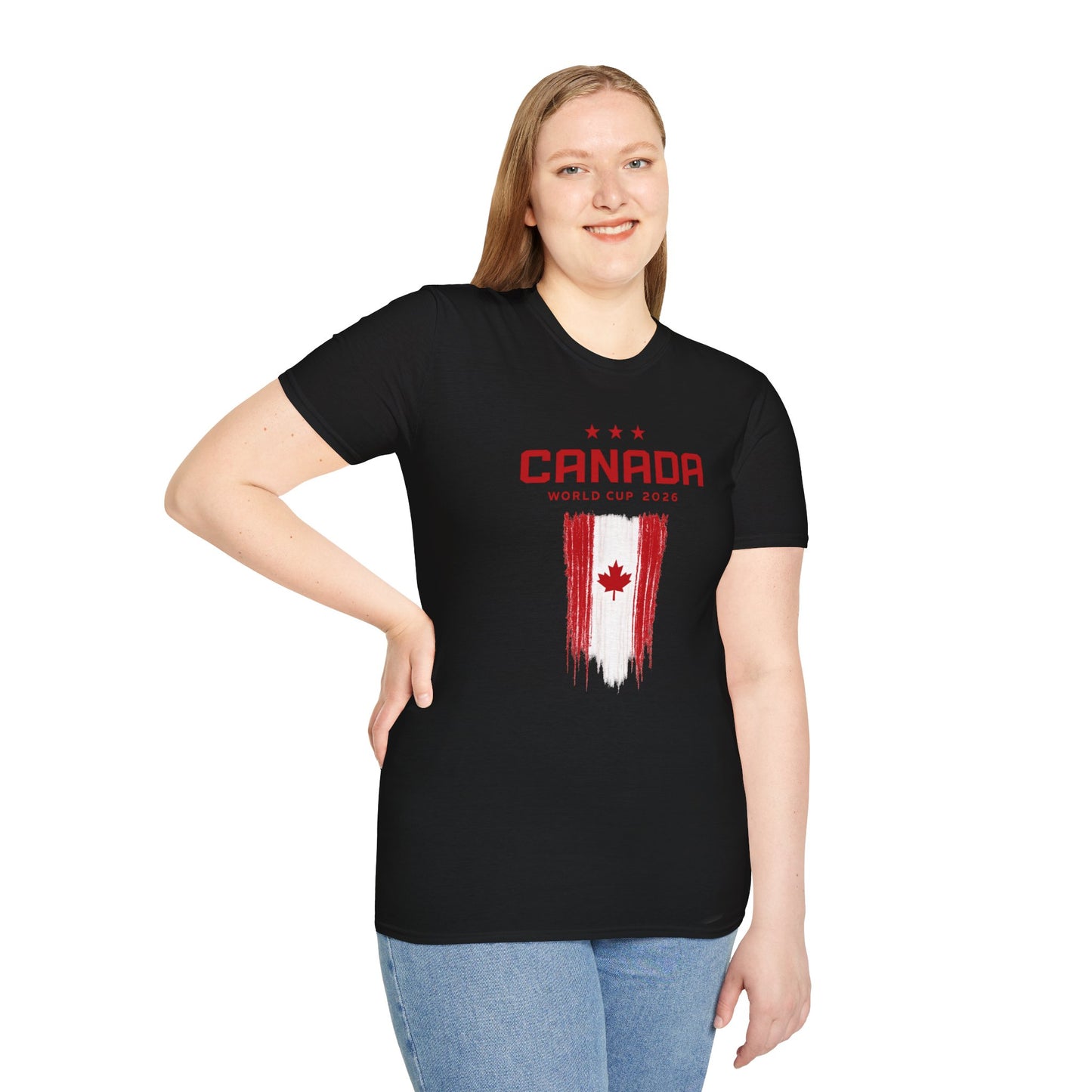 Canada World Cup 2026 T‑Shirt – Distressed Maple Flag Soccer Fan Tee