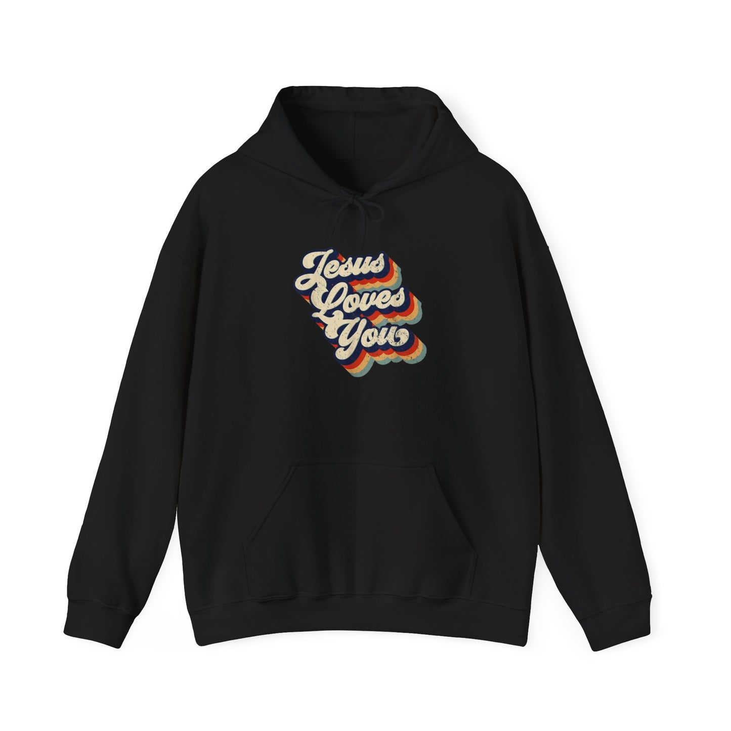 Jesus Loves You Hoodie - Unisex Heavy Blend Sweatshirt for Comfort & Faith