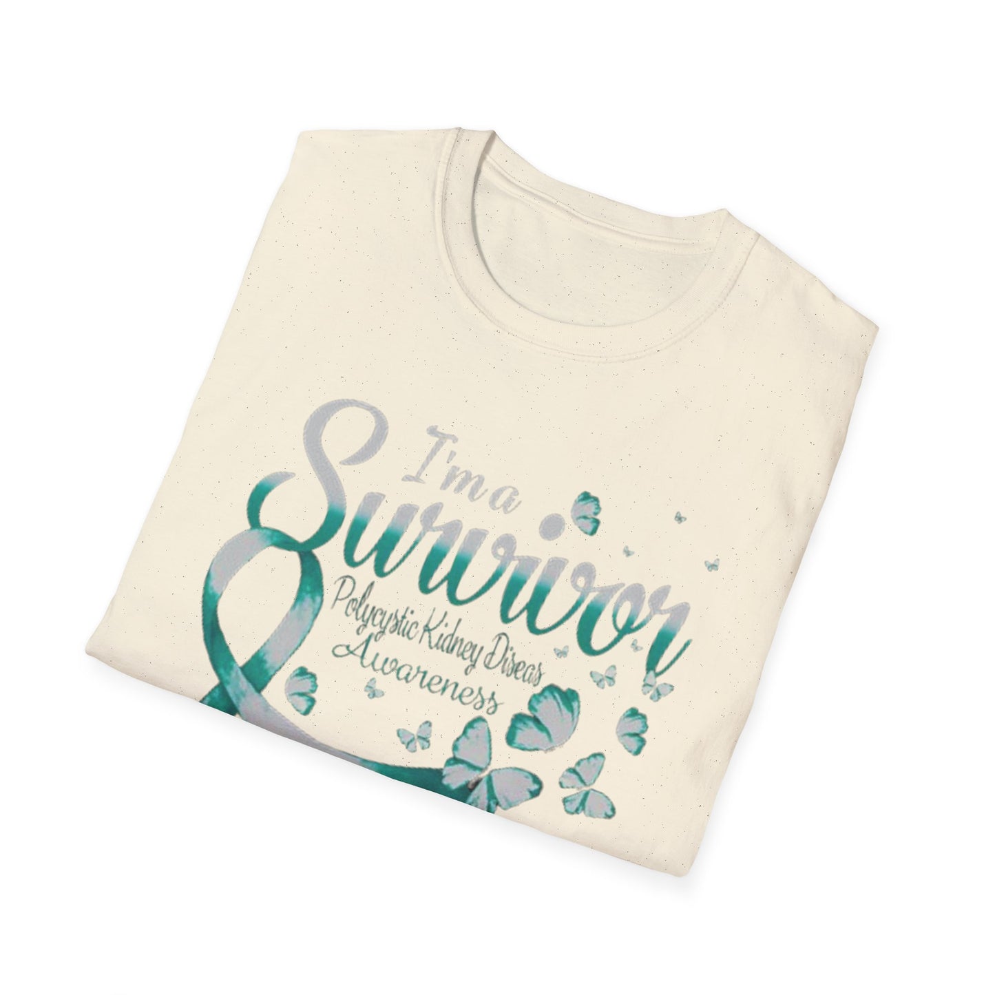 I’m a survivor PKD Awareness - Unisex Softstyle T-Shirt