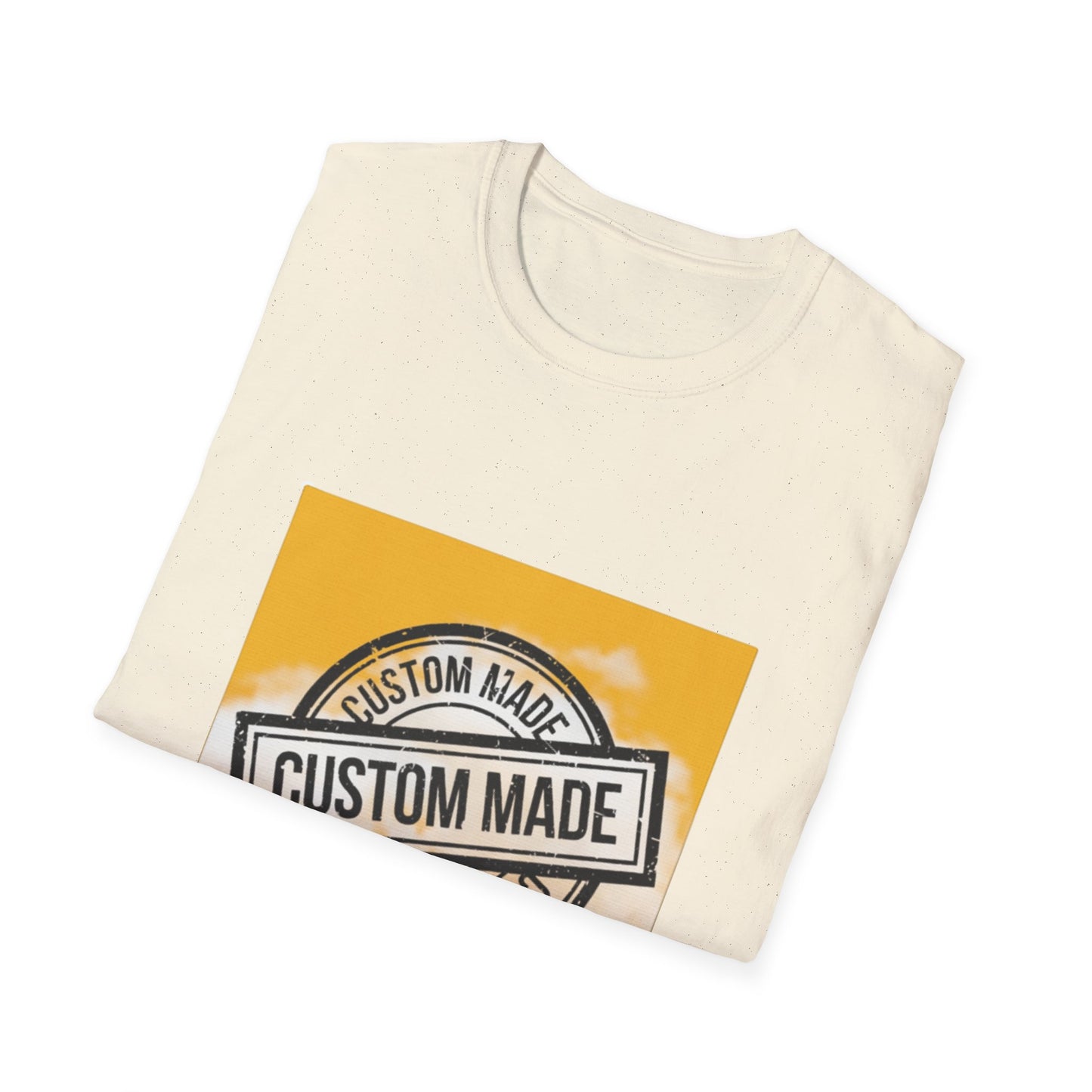 Your Design On a Tee One Side Only - Monster Unisex Softstyle T-Shirt