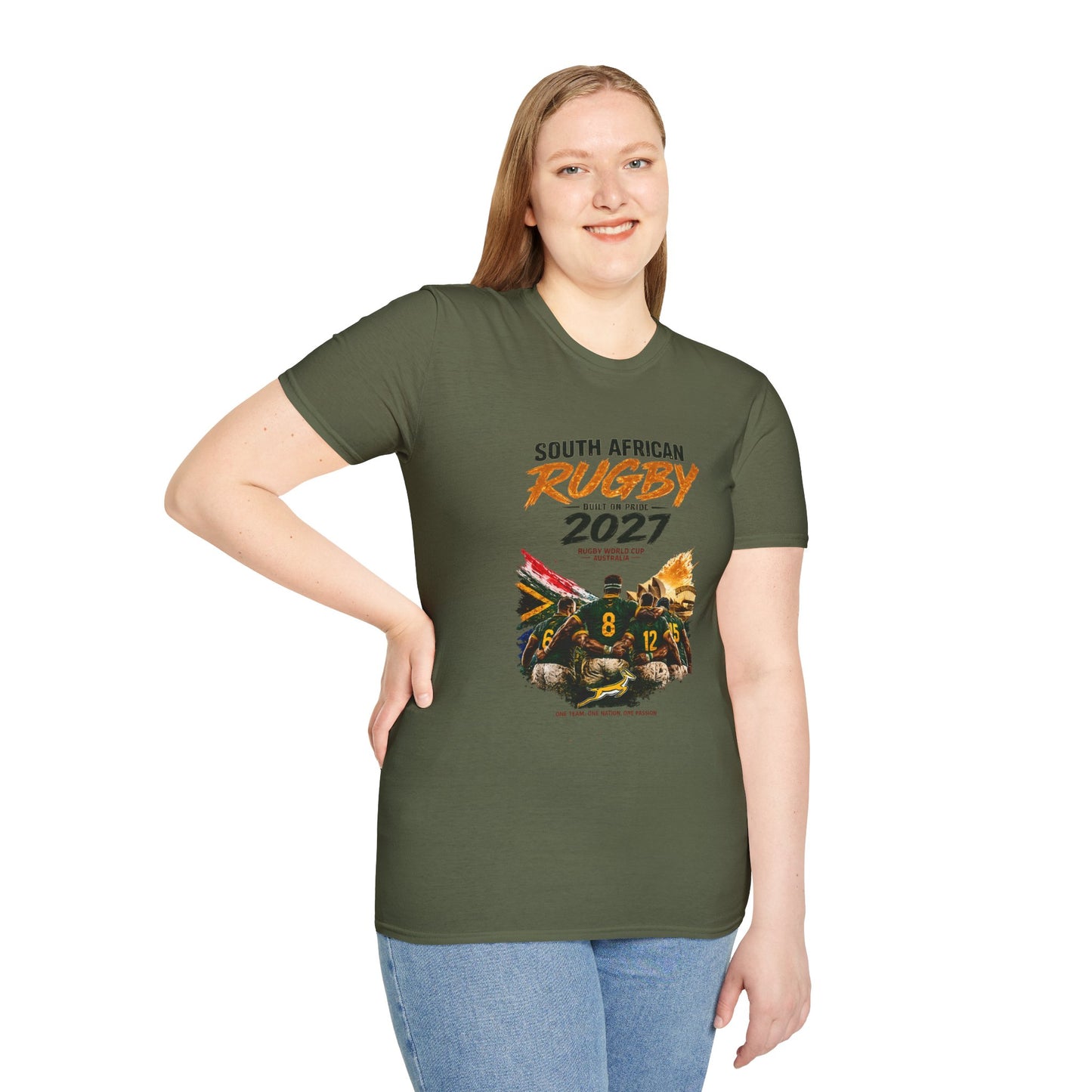South African Rugby 2027 T-Shirt - Springbok Fans Rugby World Cup Support Tee