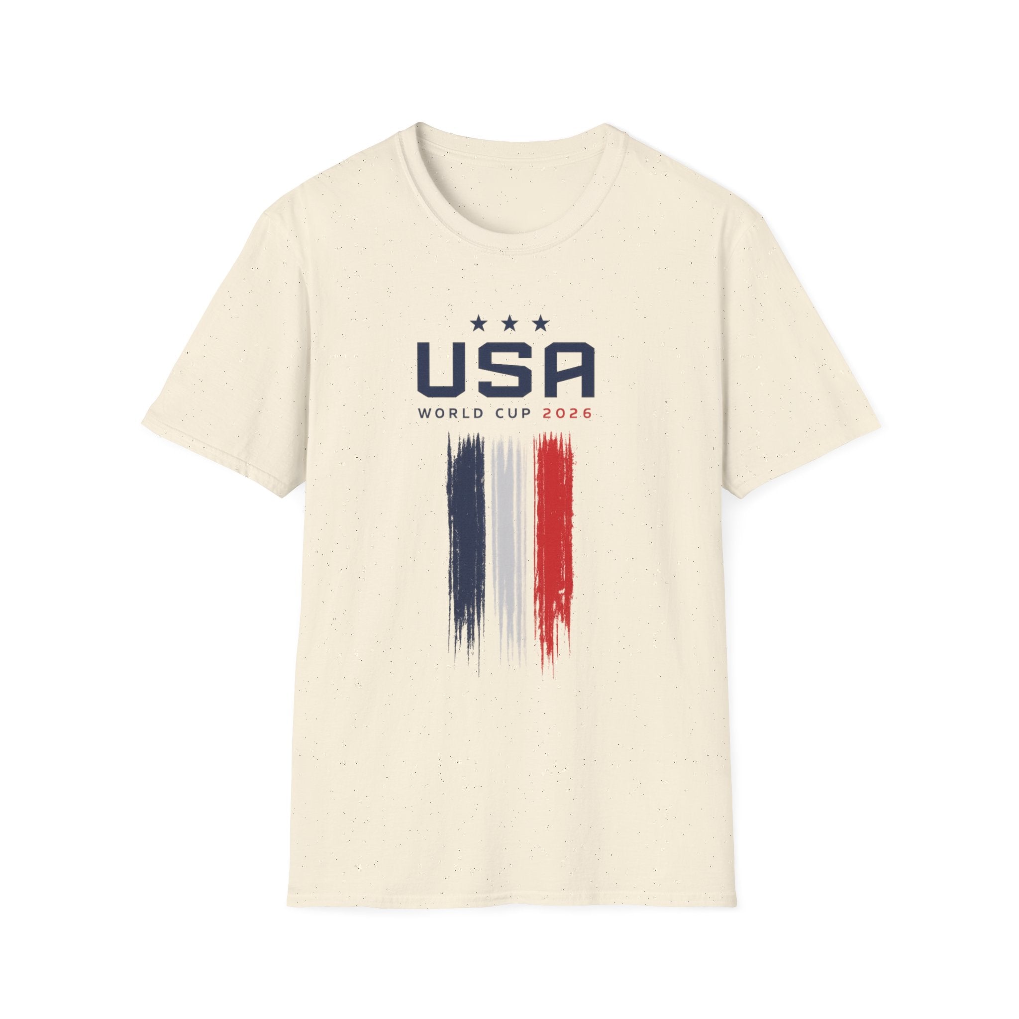 USA World Cup 2026 T-Shirt — Patriotic Red White Blue Soccer Fan Tee