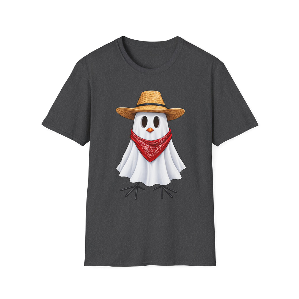 Ghost Chicken Cowboy Halloween Tee 👻🐔