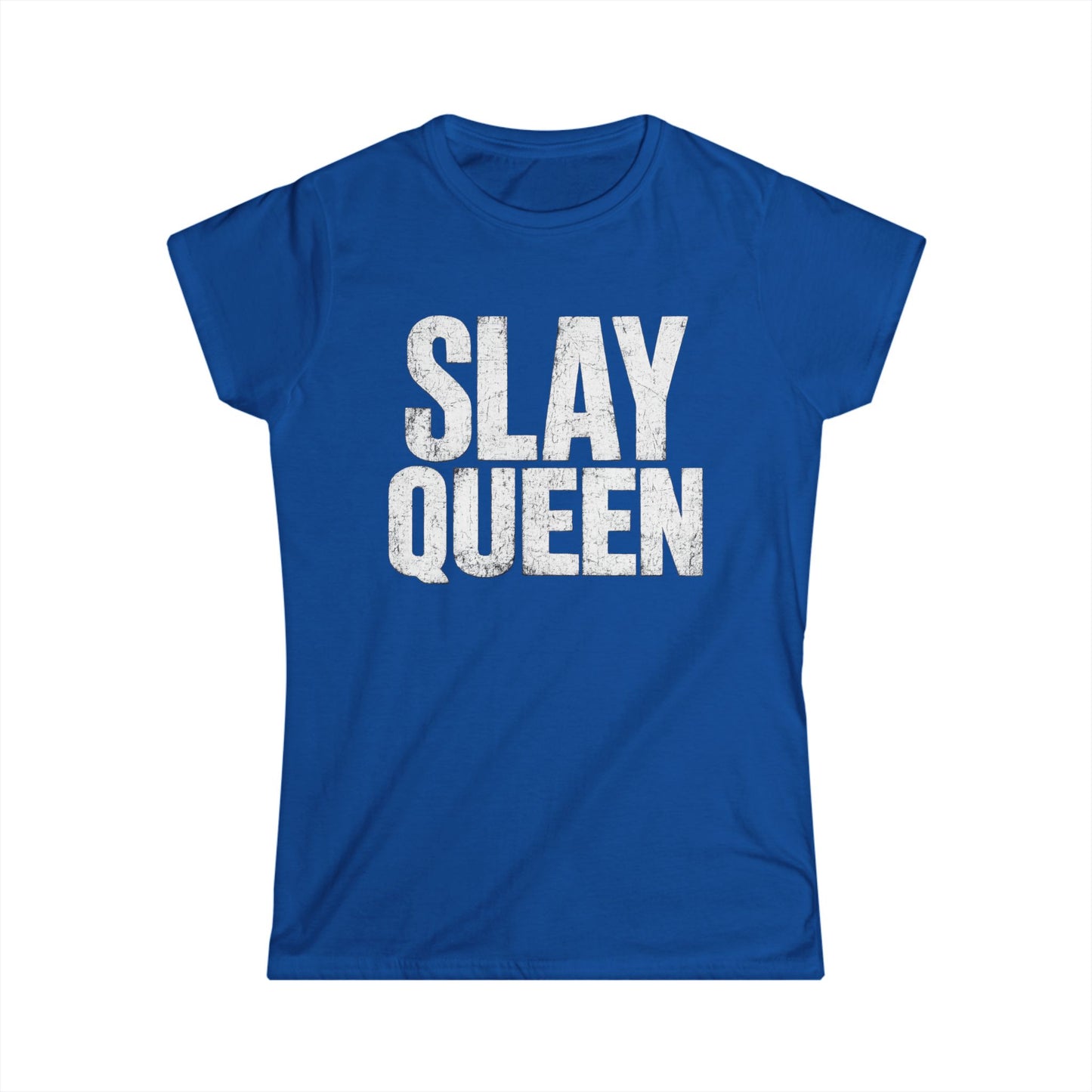Slay Queen T-Shirt — Bold Vintage Graphic Tee for Confident Women