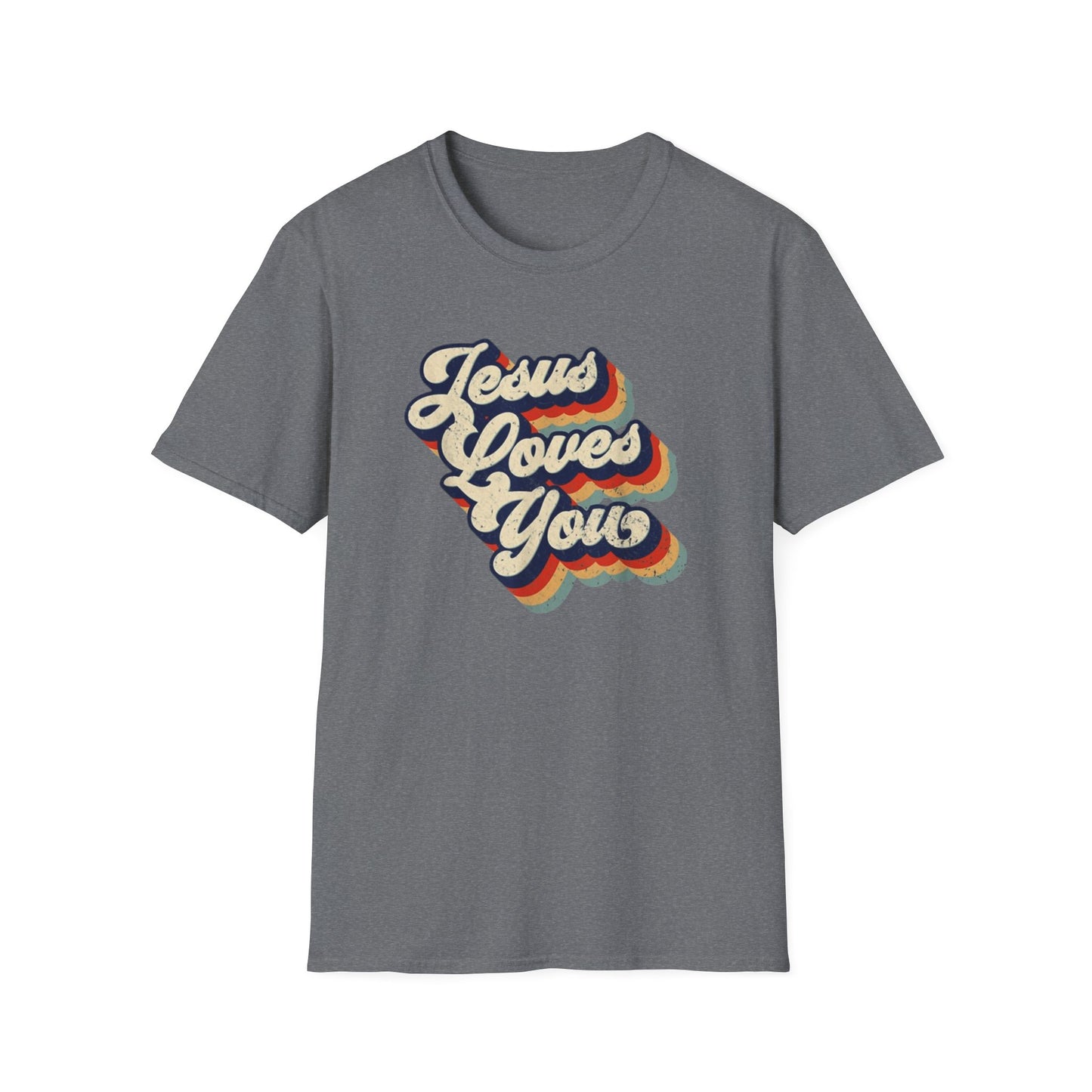 Jesus Loves You - Unisex Softstyle T-Shirt - Fun and Casual Wear for All Occasions