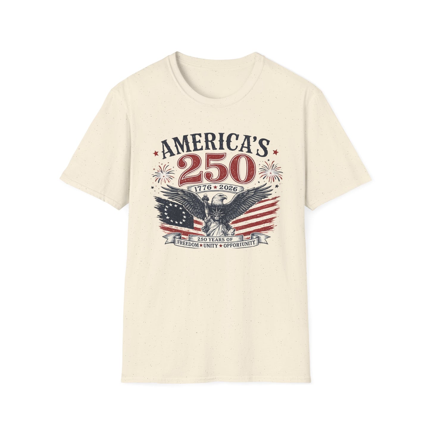 America's 250 Eagle T-Shirt – 1776-2026 Patriotic Fourth of July Shirt