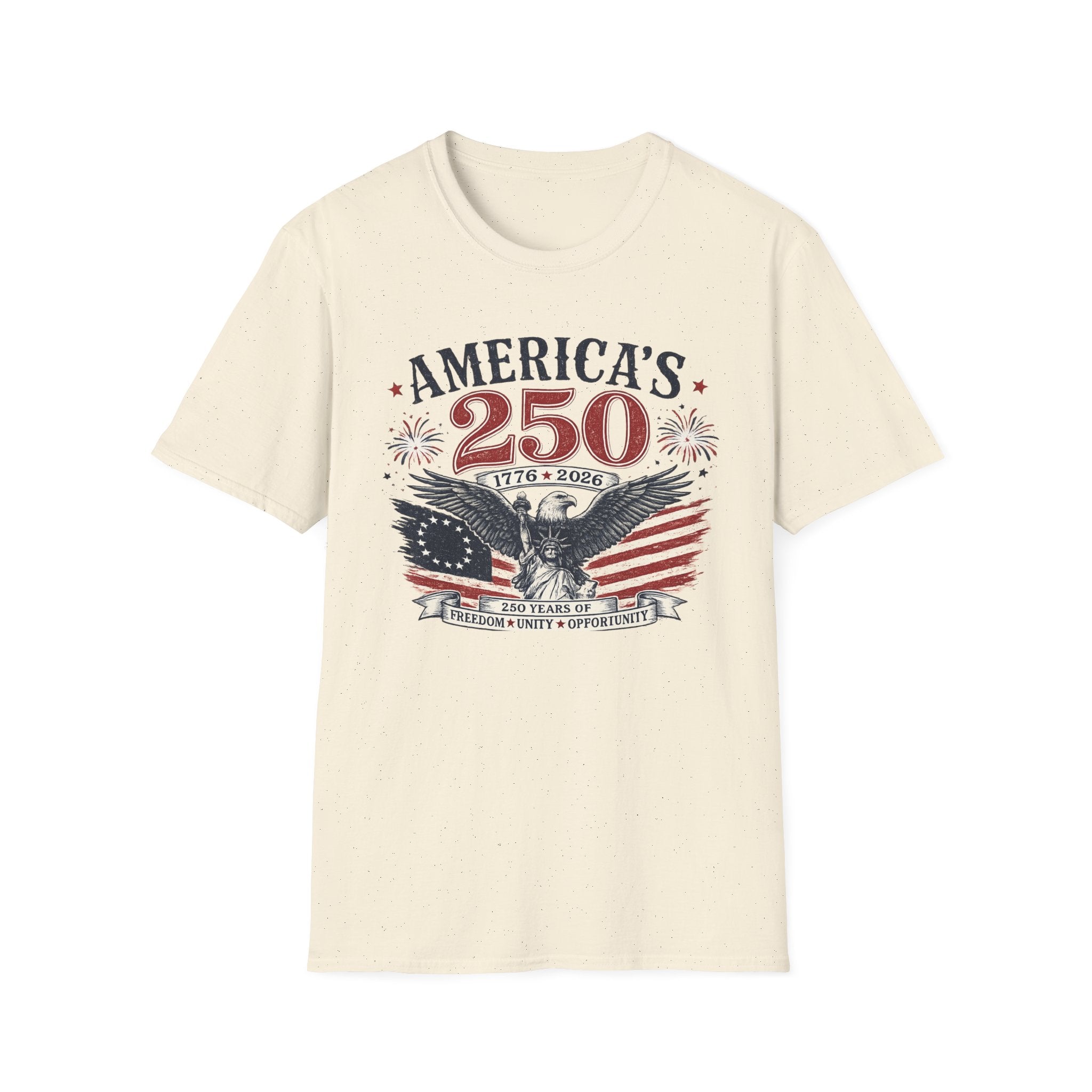 America's 250 Eagle T-Shirt – 1776-2026 Patriotic Fourth of July Shirt