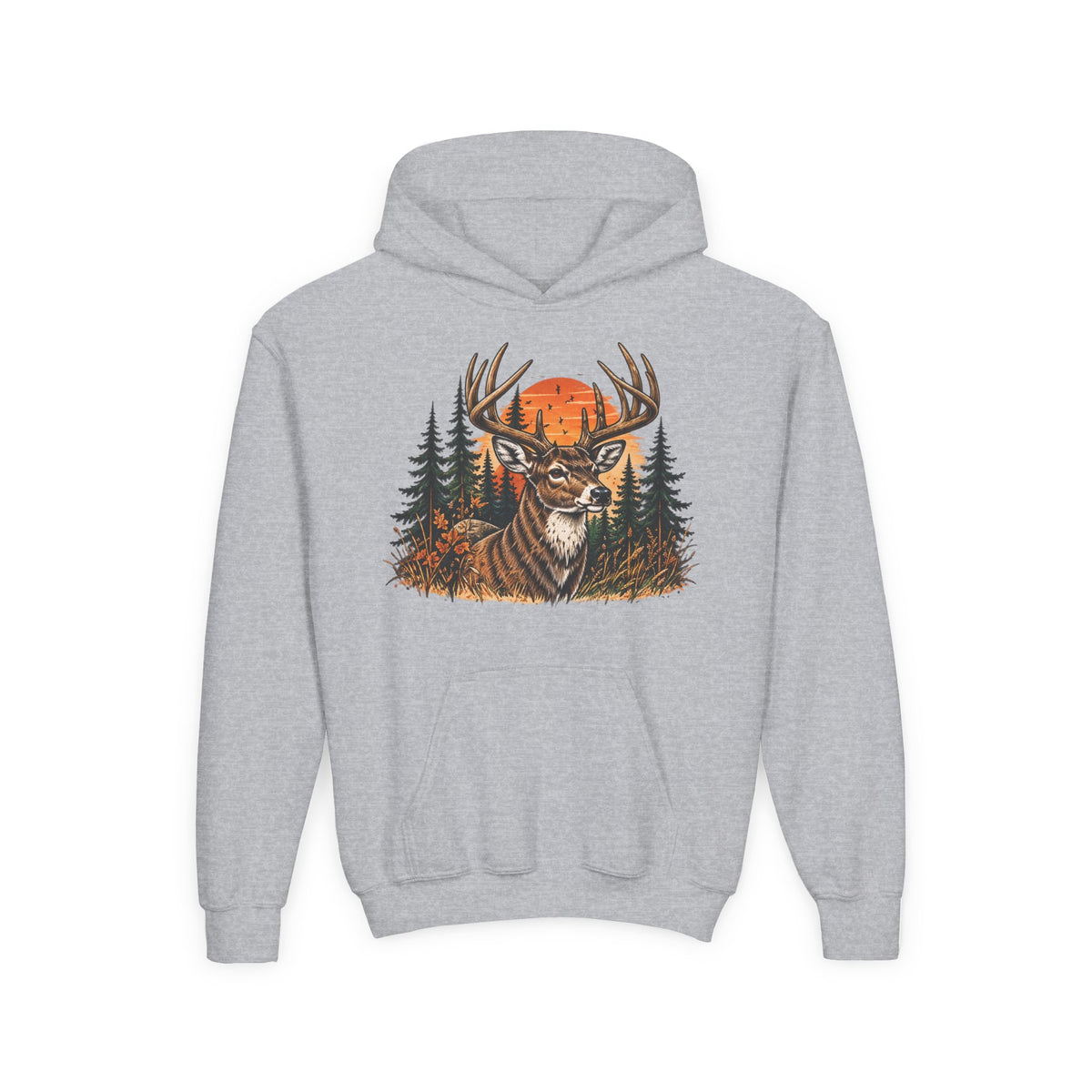 Whitetail Sunset Kids Hoodie