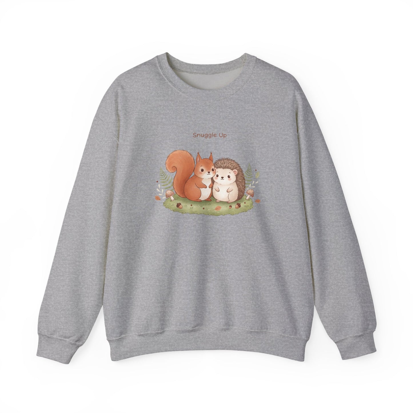 Cozy Winter Forest Critters Sweatshirt | cute animal illustration, cozy critter art