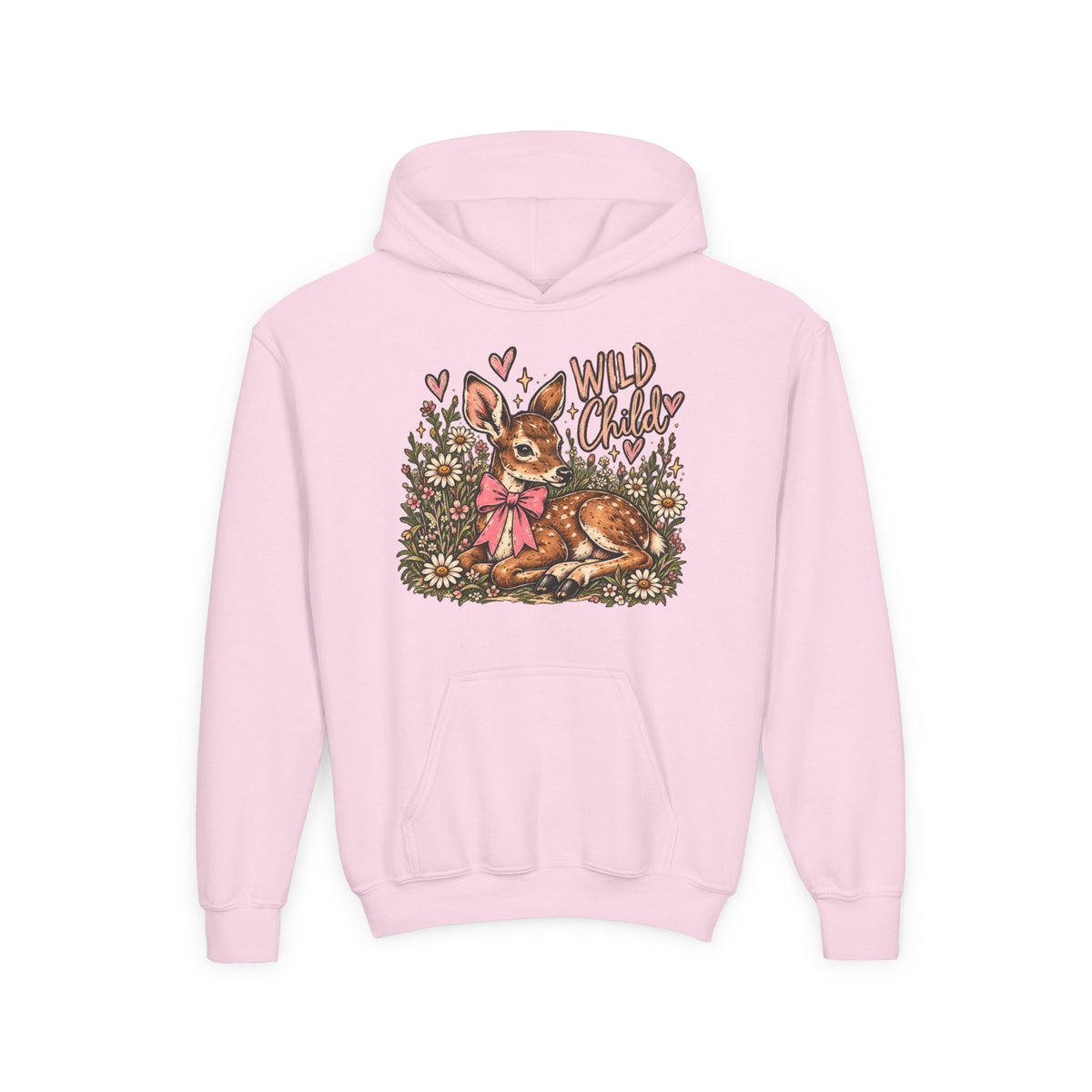 Wild Child Woodland Fawn Kids Hoodie