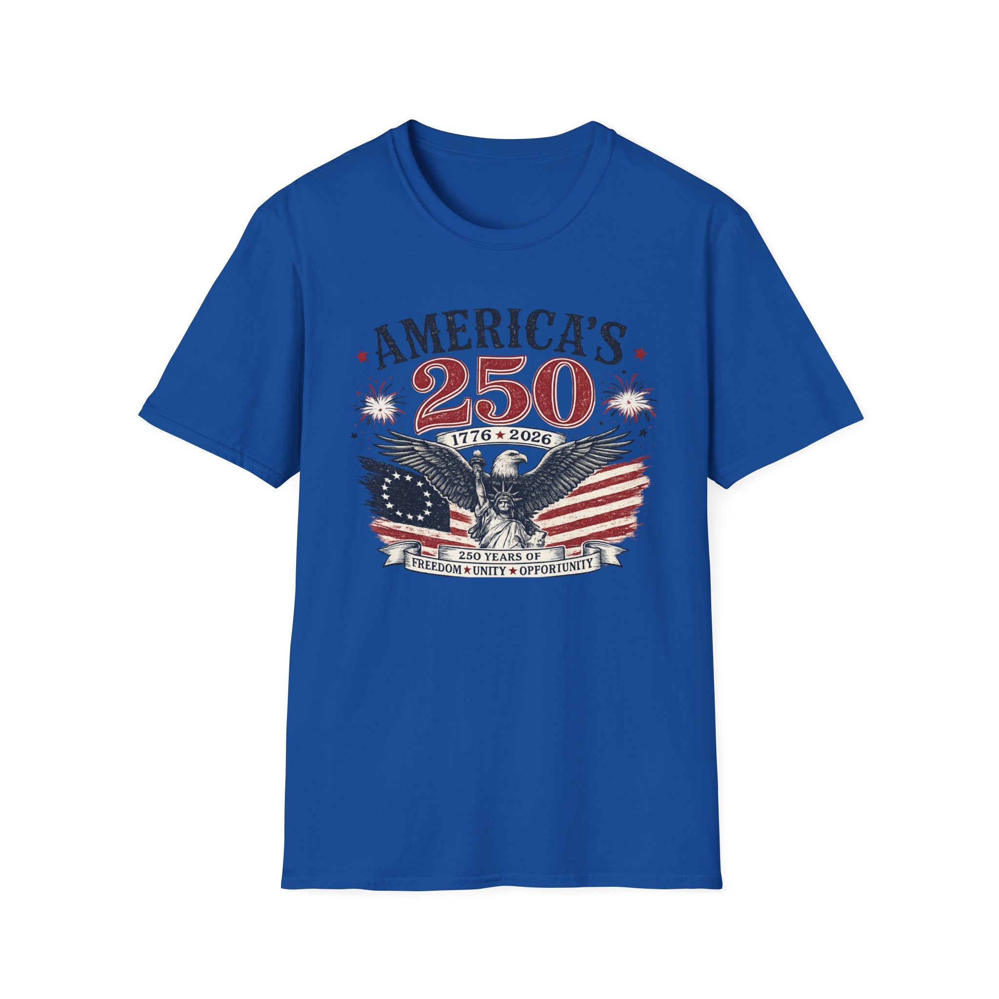 America's 250 Eagle T-Shirt – 1776-2026 Patriotic Fourth of July Shirt