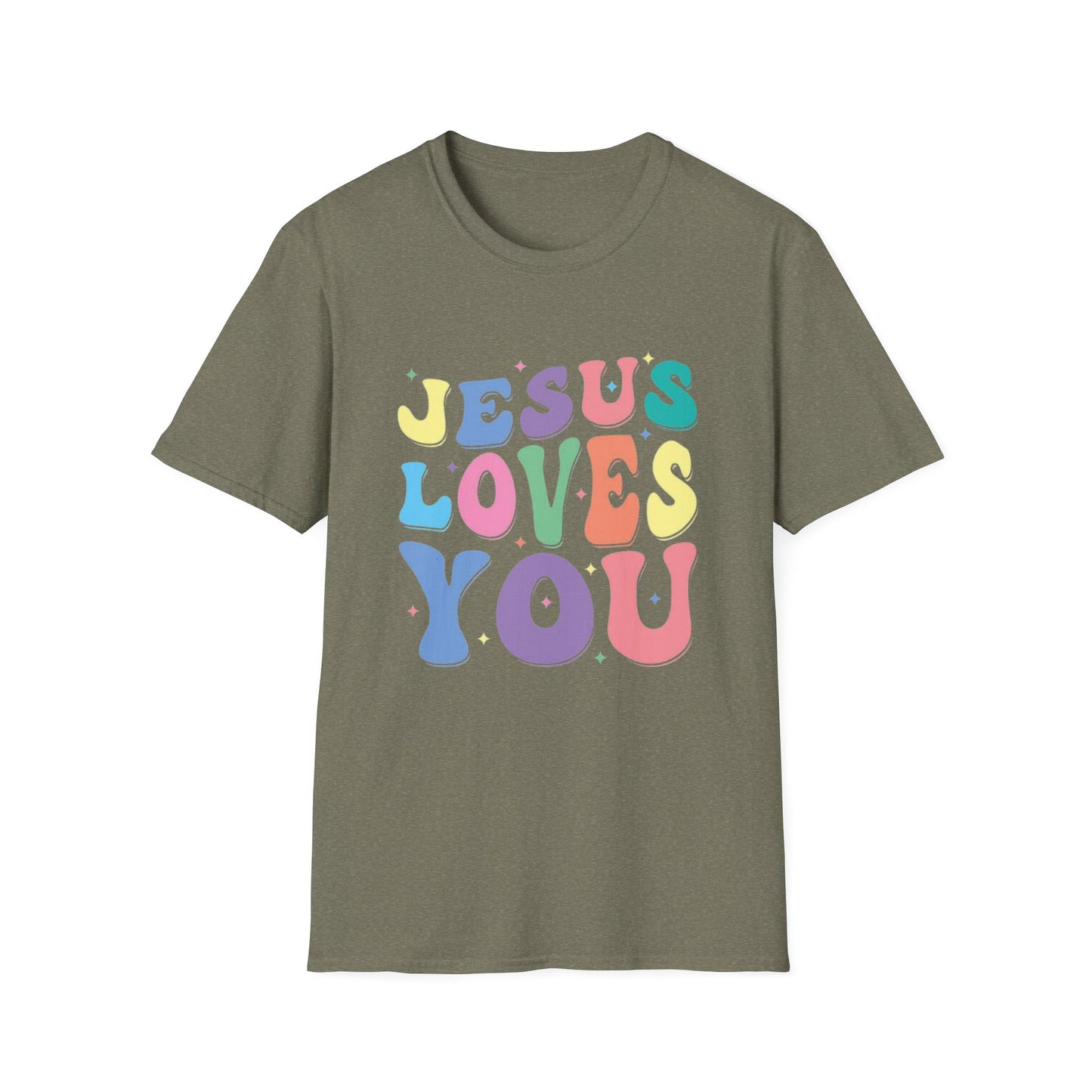 Jesus Loves You - Unisex Softstyle T-Shirt - Fun and Casual Wear for All Occasions