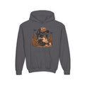 Duck Hunting Black Lab Kids Hoodie