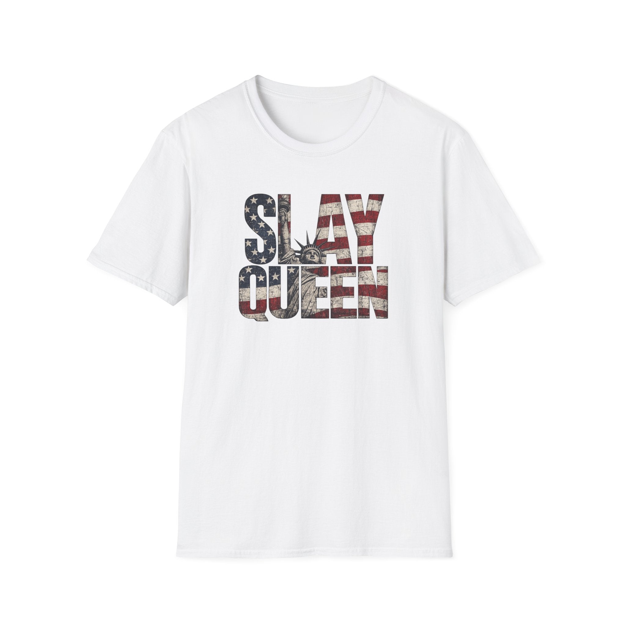Slay Queen American Flag T-Shirt