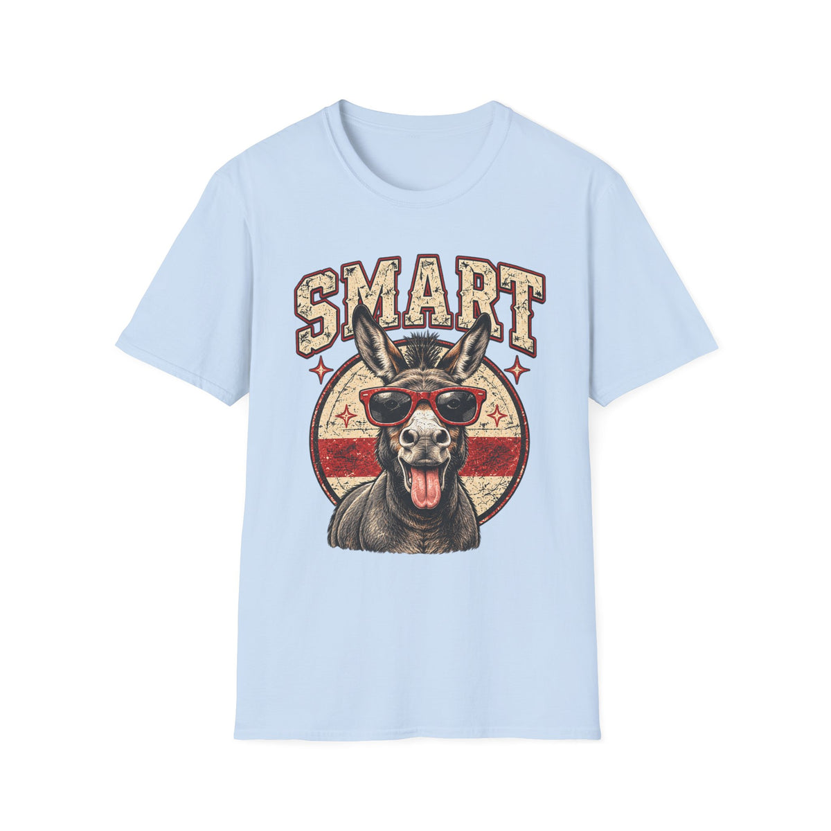 Smart Ass – Funny Donkey Vintage Graphic Tee
