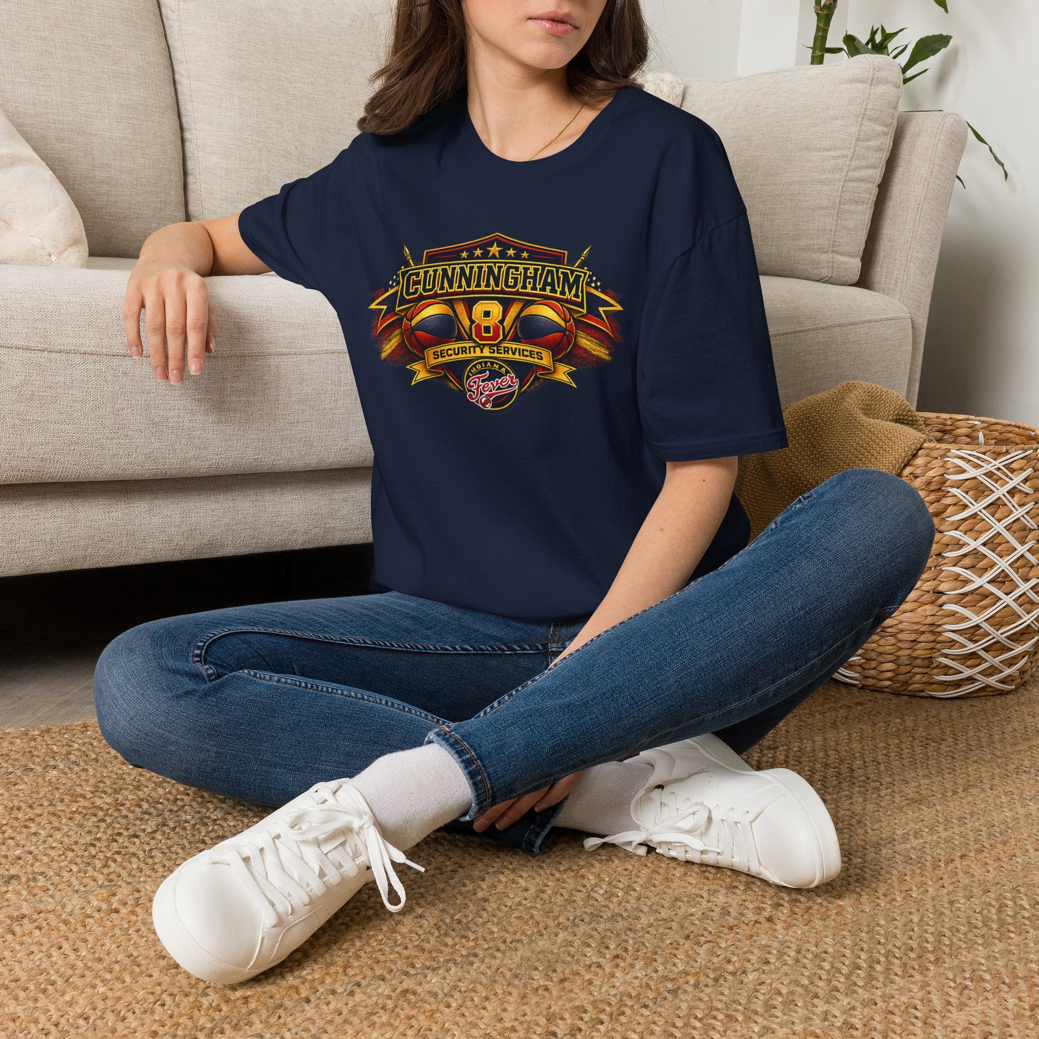 Cunningham 8 Security Services Vintage Logo T-Shirt