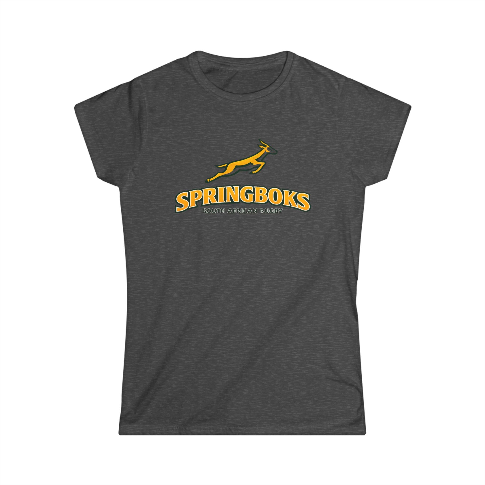 Springboks Women's Rugby Tee — South African Rugby Logo Shirt