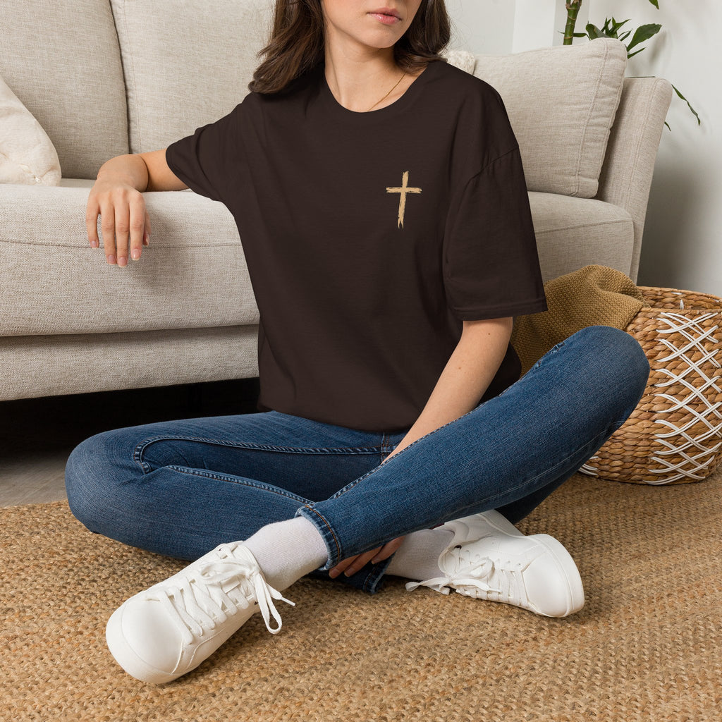 Built on Faith, Driven by Grace – Western Motorcycle Christian Graphic Tee