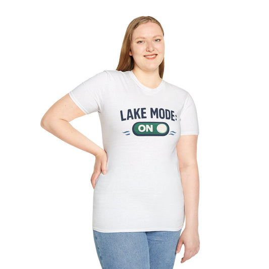 Lake Mode On T-Shirt — Funny Lake Life Vacation Tee