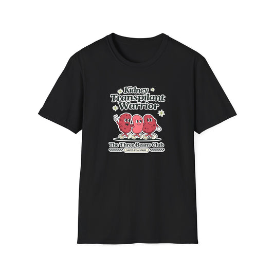 Kidney Transplant Warrior T-Shirt — The Three Beans Club Support Tee