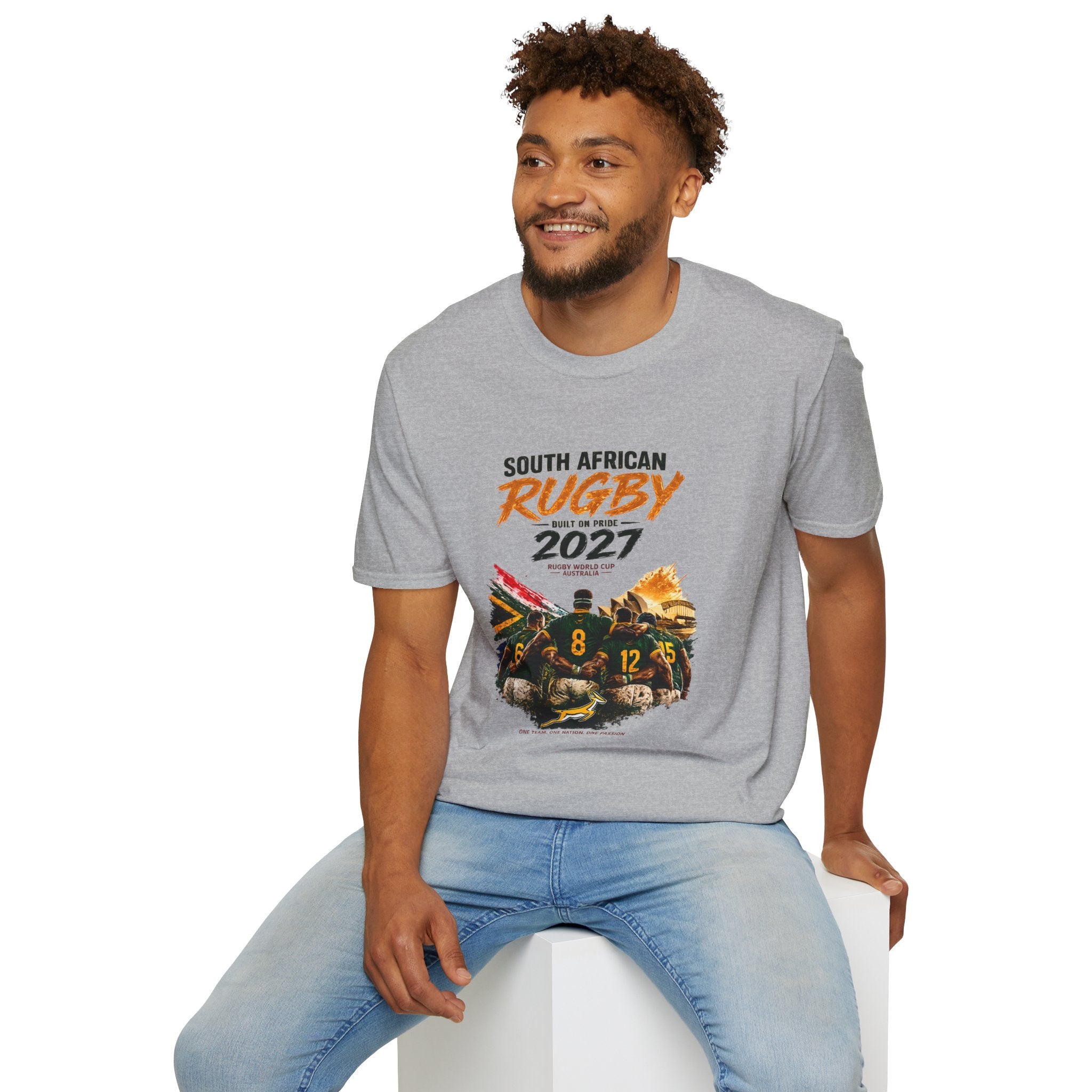 South African Rugby 2027 T-Shirt - Springbok Fans Rugby World Cup Support Tee