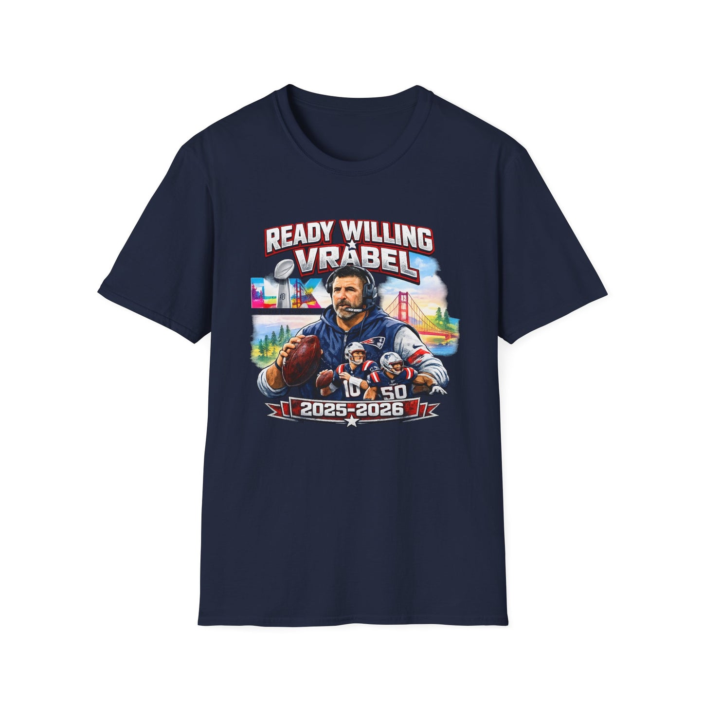 Ready Willing Vrabel 2025-2026 Football T-Shirt — Coach Tribute Tee