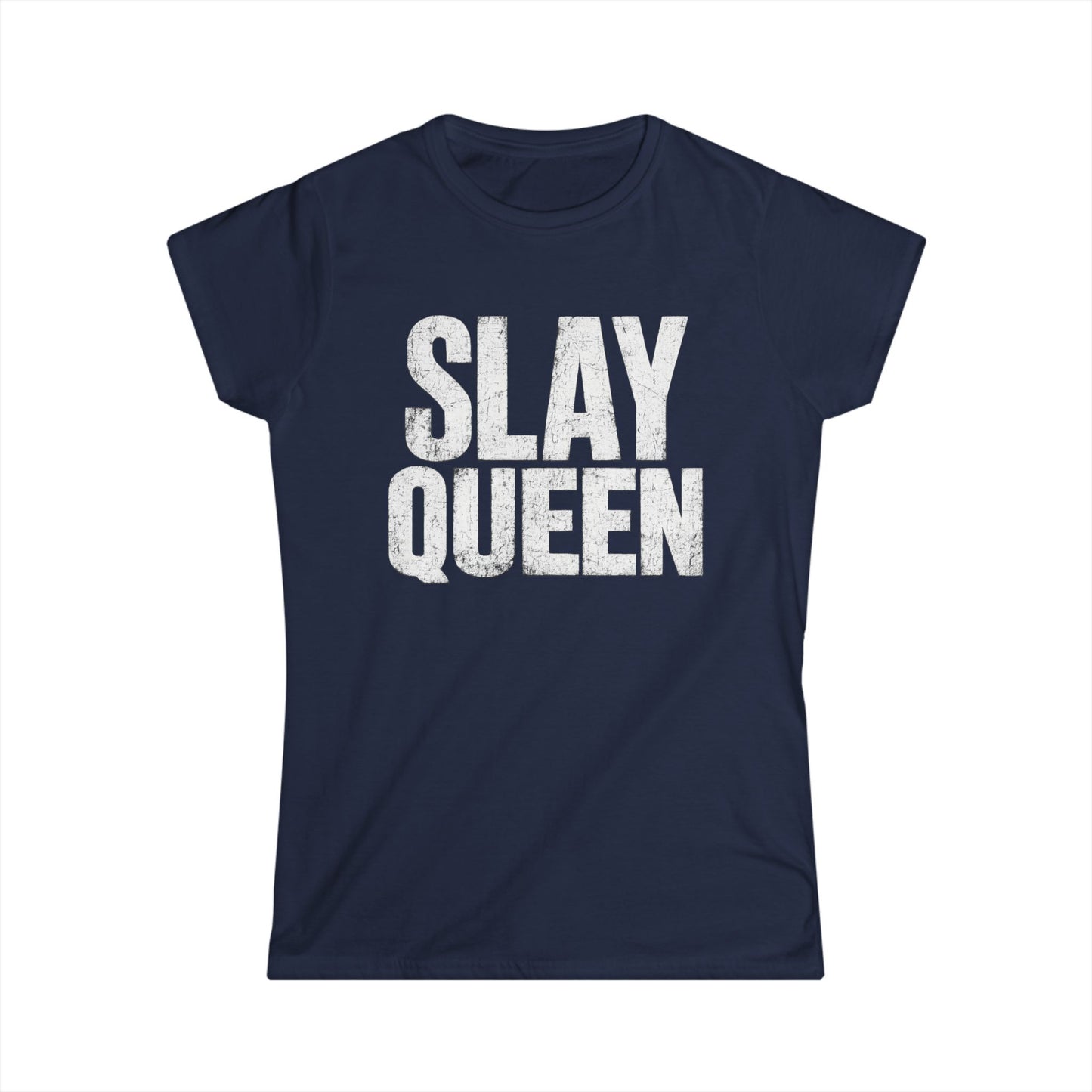 Slay Queen T-Shirt — Bold Vintage Graphic Tee for Confident Women