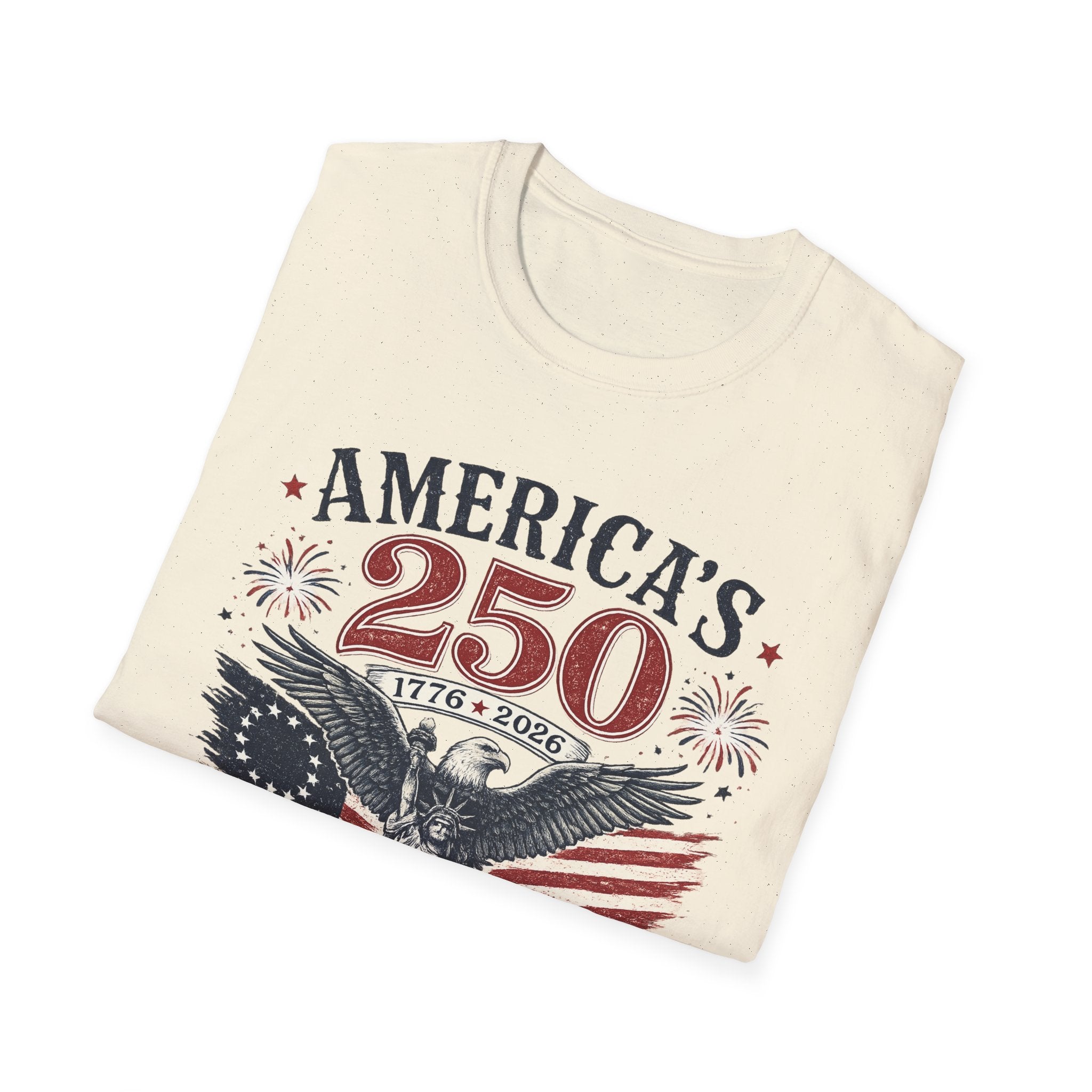 America's 250 Eagle T-Shirt – 1776-2026 Patriotic Fourth of July Shirt