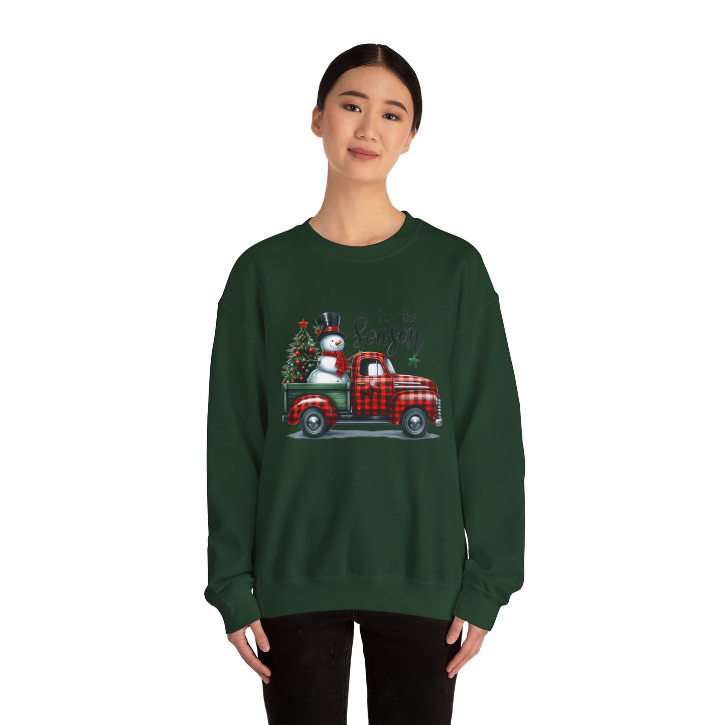 Snowman Truck Sweatshirt