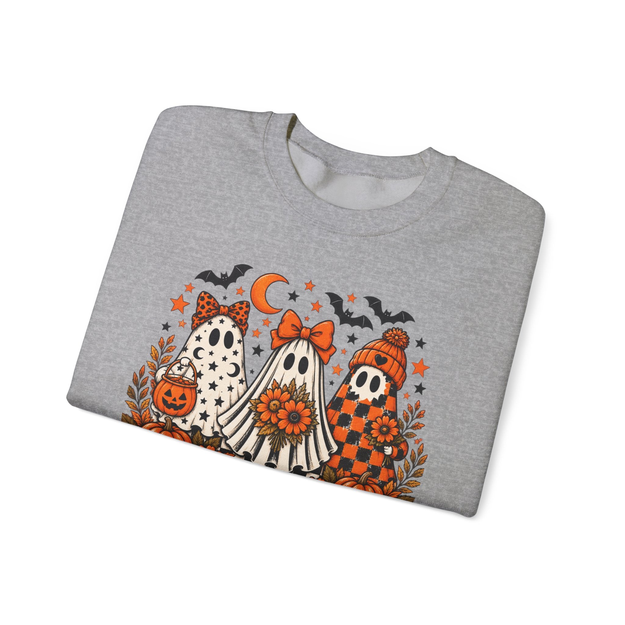 Cute Halloween Ghosts Crewneck Sweatshirt