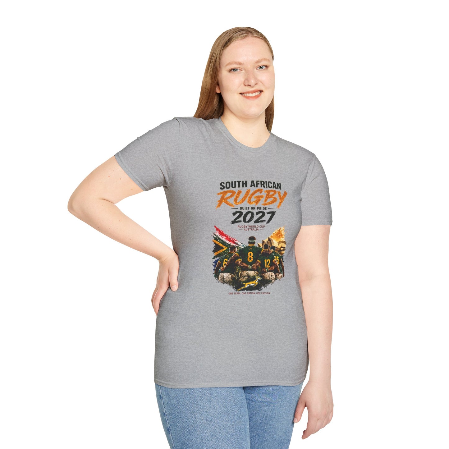 South African Rugby 2027 T-Shirt - Springbok Fans Rugby World Cup Support Tee